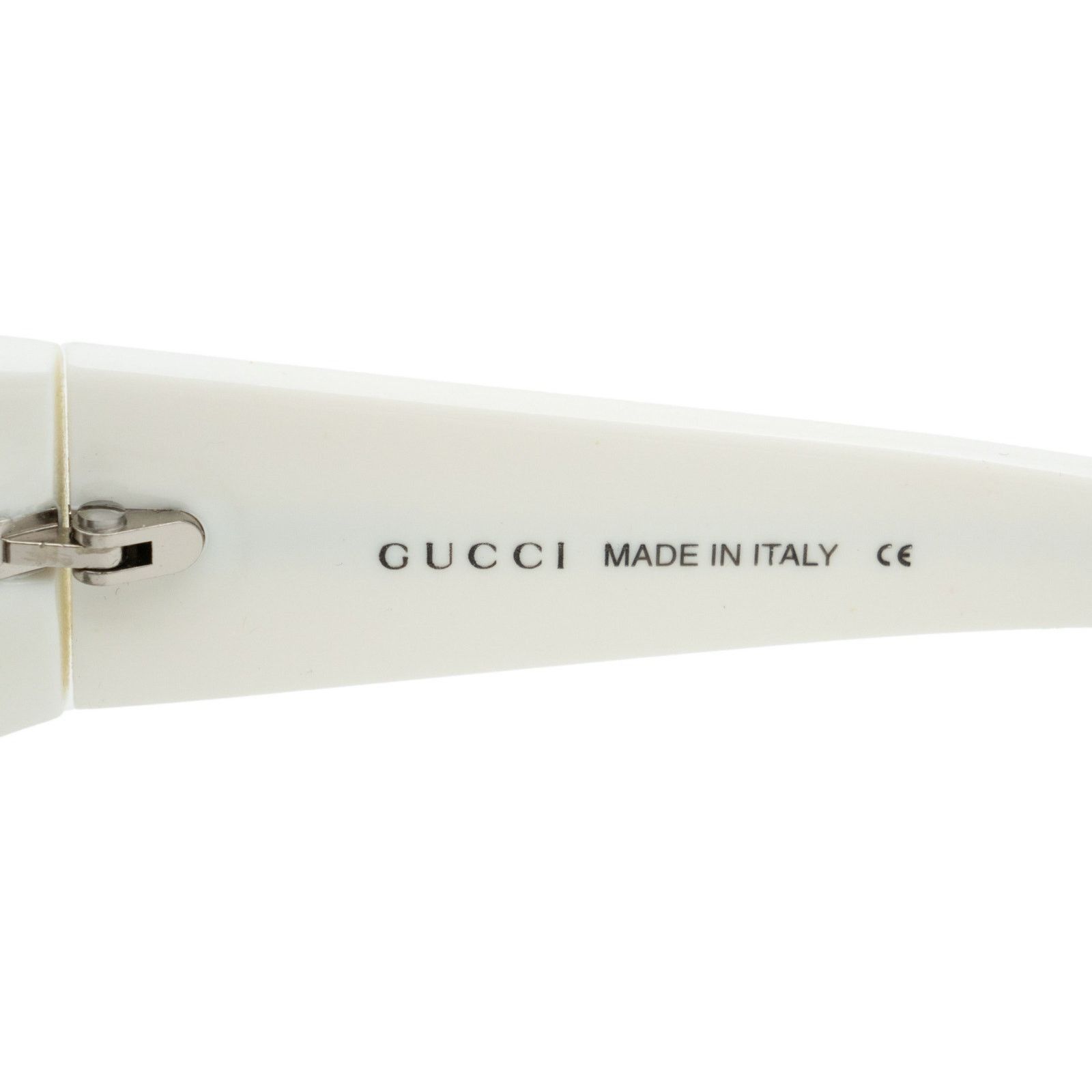 Gucci Vintage Gucci GG 1154 Tom Ford White Rectangular Sunglasses Size ONE SIZE - 4 Thumbnail