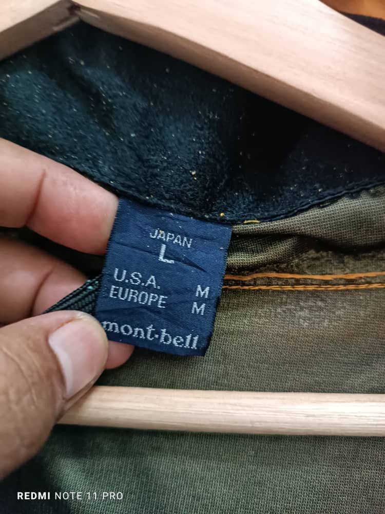 Japanese Brand × Montbell FADED YELLOWISH MONTBELL WINDBREAKER Size US L / EU 52-54 / 3 - 3 Thumbnail