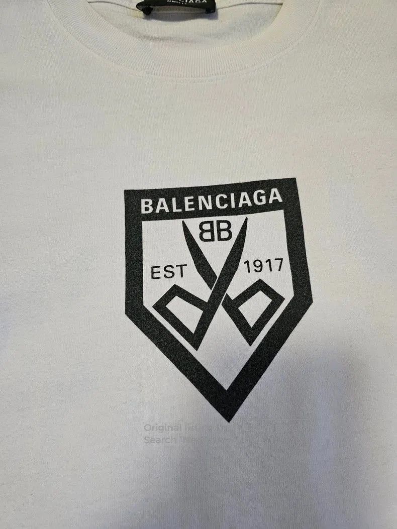 Balenciaga Balenciaga Oversize Scissors Graphic T. Size US XXS / EU 40 - 2 Thumbnail