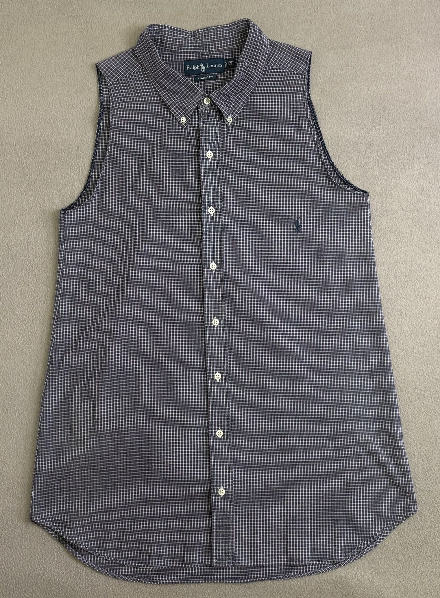 Ralph Lauren Ralph Lauren vintage sleeveless shirt size XXL fit M Size US M / EU 48-50 / 2 - 5 Thumbnail