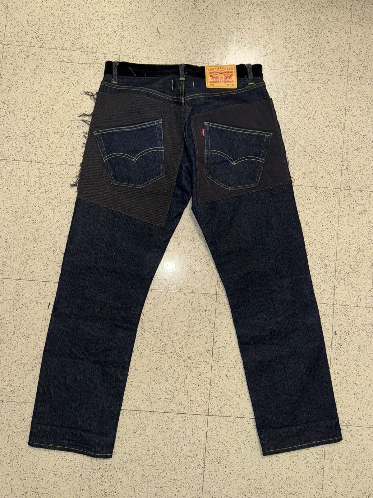 Junya Watanabe × Levi's Junya Watanabe Patchwork Denim Blue Size US 33 - 7 Thumbnail
