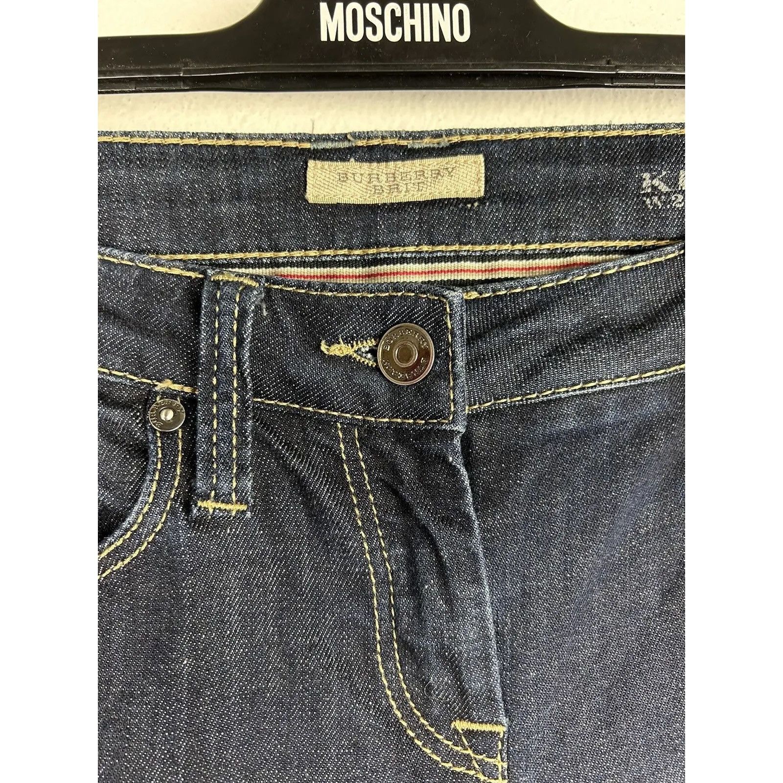Burberry Burberry Brit Kensington Skinny Leg Denim Jeans Size 28 Size 28" / US 6 / IT 42 - 4 Thumbnail