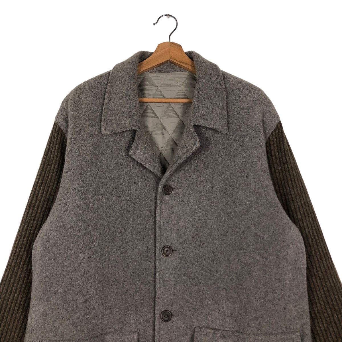 Japanese Brand Vintage St Dupont Japan Issey Miyake Jacket Cardigan Sleeve Size US L / EU 52-54 / 3 - 3 Thumbnail