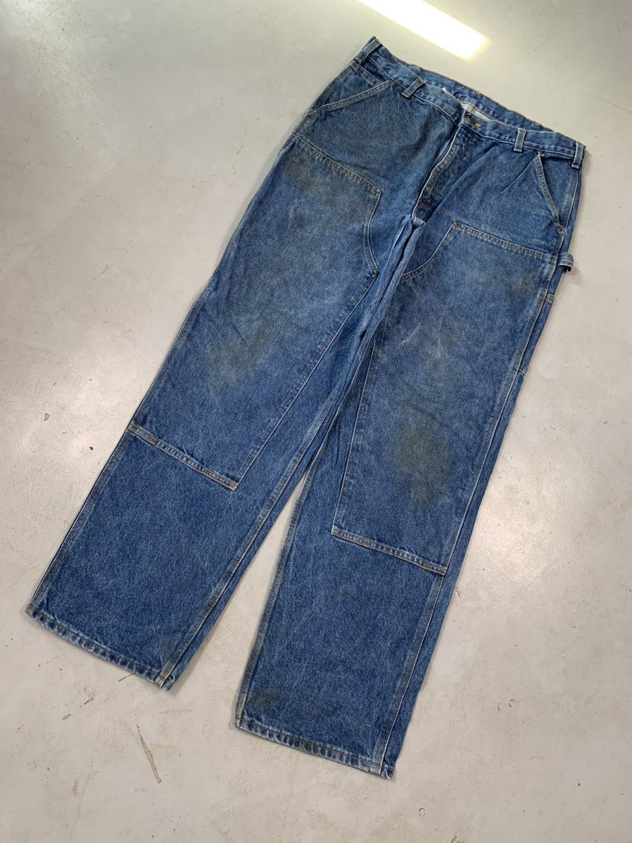 Carhartt Rare sunfade vintage carhartt double knee Size US 38 / EU 54 - 1 Thumbnail