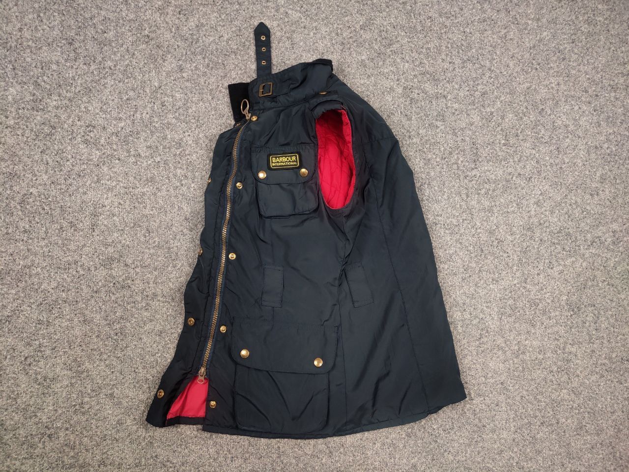 Barbour Barbour International Gold Navy Rainbow Vest Jacket Size M / US 6-8 / IT 42-44 - 8 Thumbnail