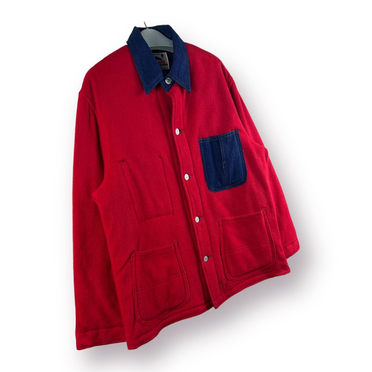 Blue Blue Japan 🔥 POKHARA by H.R. MARKET WOOL CHORE JACKET - S Size US S / EU 44-46 / 1 - 3 Thumbnail