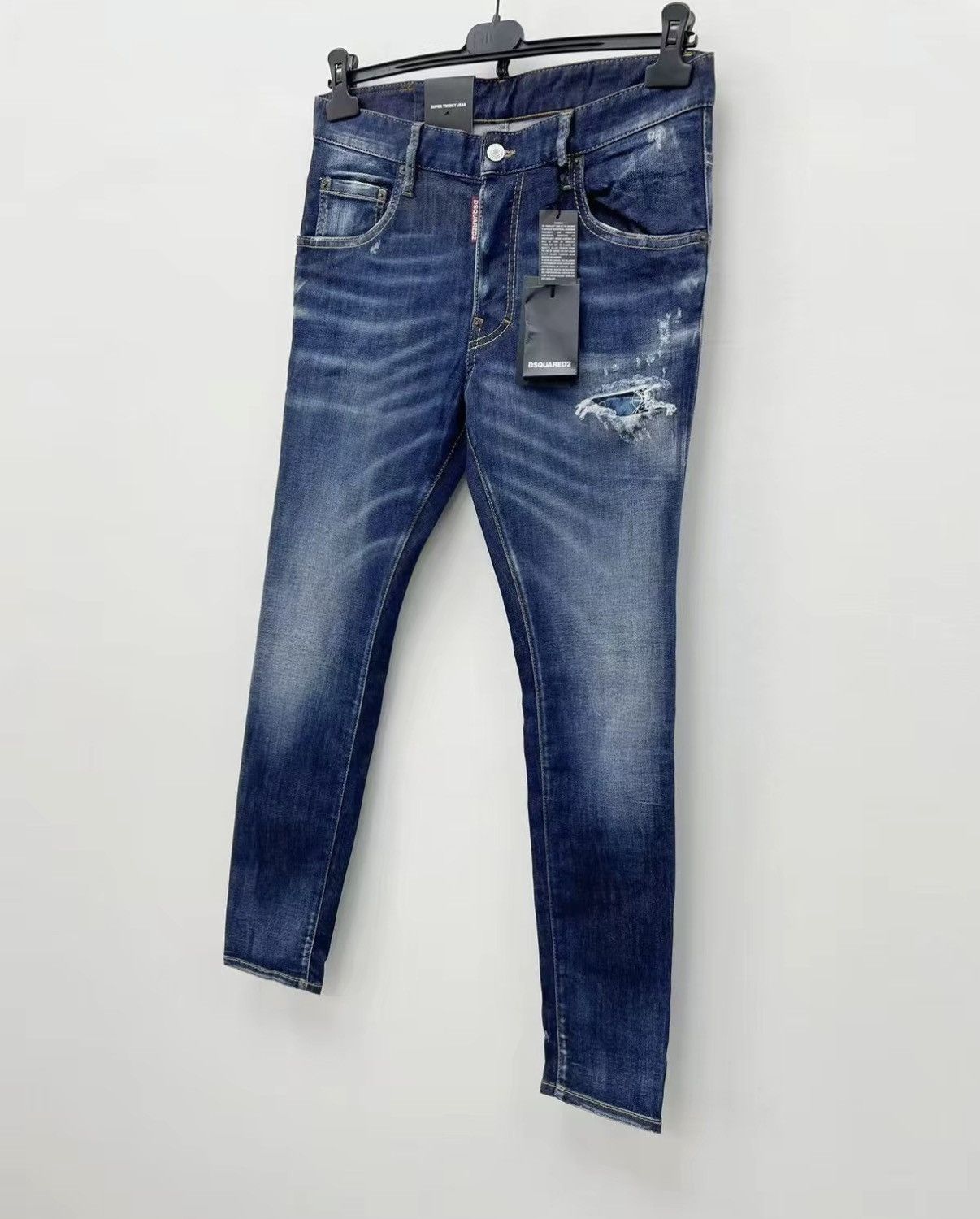 Dsquared2 DSQUARED2 (D2) Stretch Washed Slim Jeans J30 Size US 28 / EU 44 - 2 Thumbnail