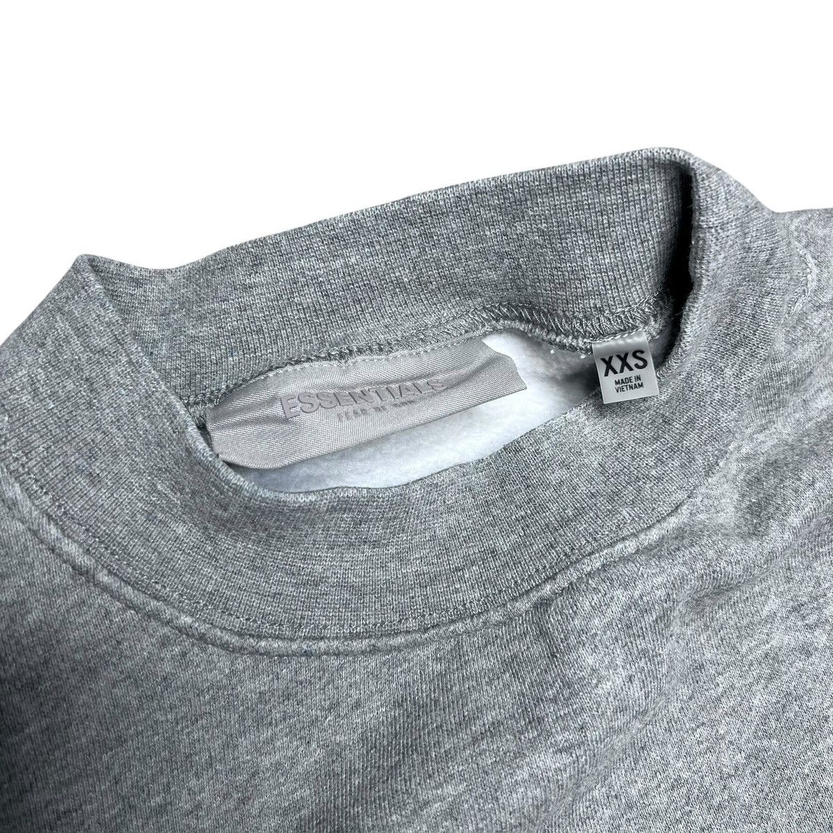 Fear of God Essentials Fear Of God Gray Spell Out Pullover Sweatshirt Size US XXS / EU 40 - 3 Thumbnail