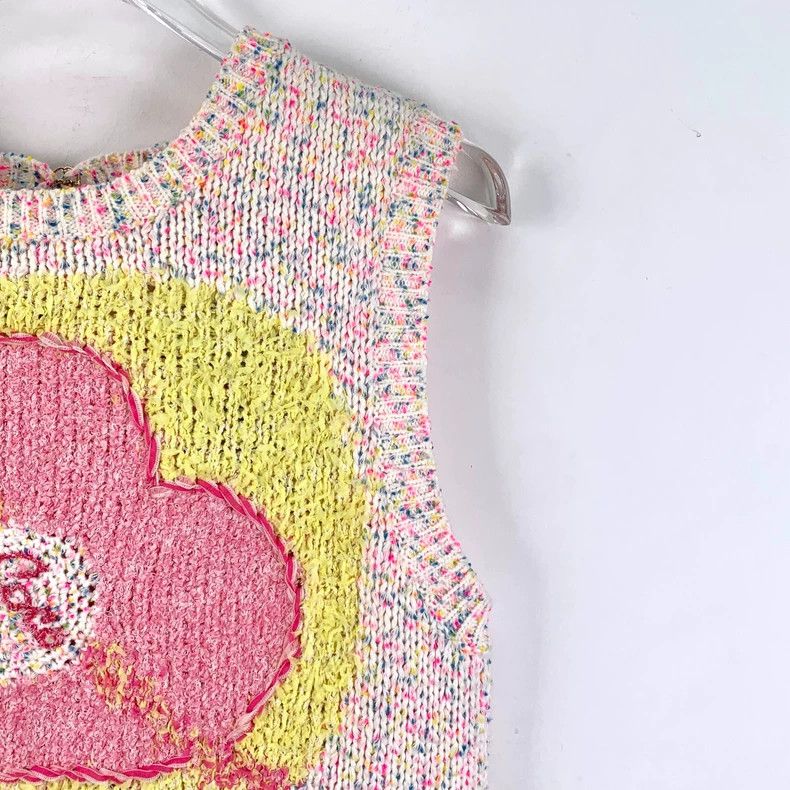 Chanel Chanel 24C pink striped love inlaid cotton round-neck slee Size XS / US 0-2 / IT 36-38 - 3 Thumbnail