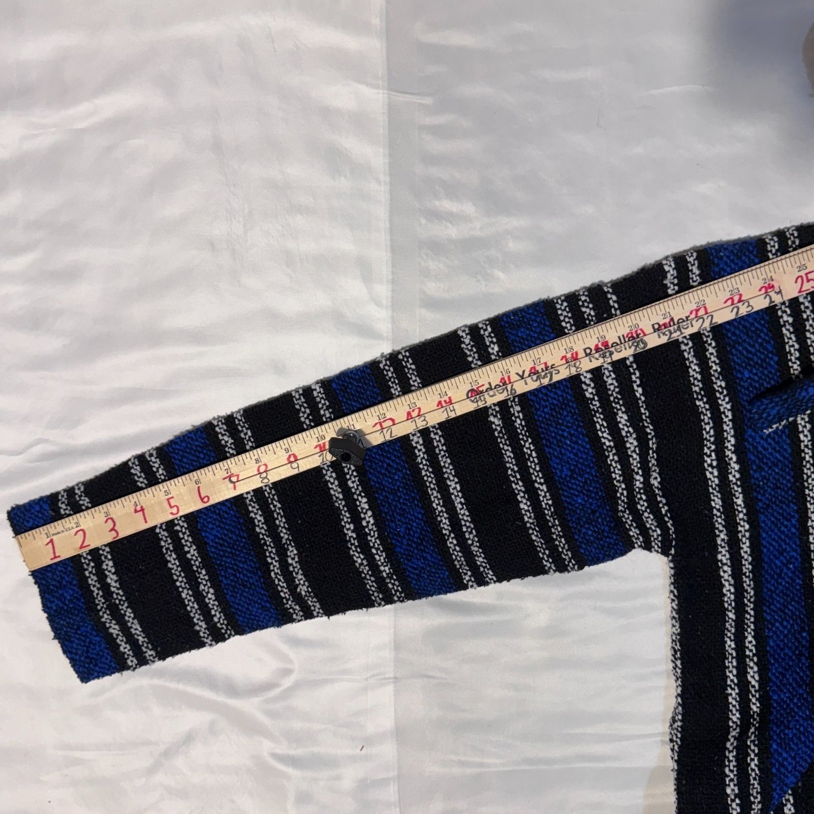 Other Baja Mexican Poncho Hoodie Pullover Blue Drug Rug Medium Sur Size US M / EU 48-50 / 2 - 5 Thumbnail