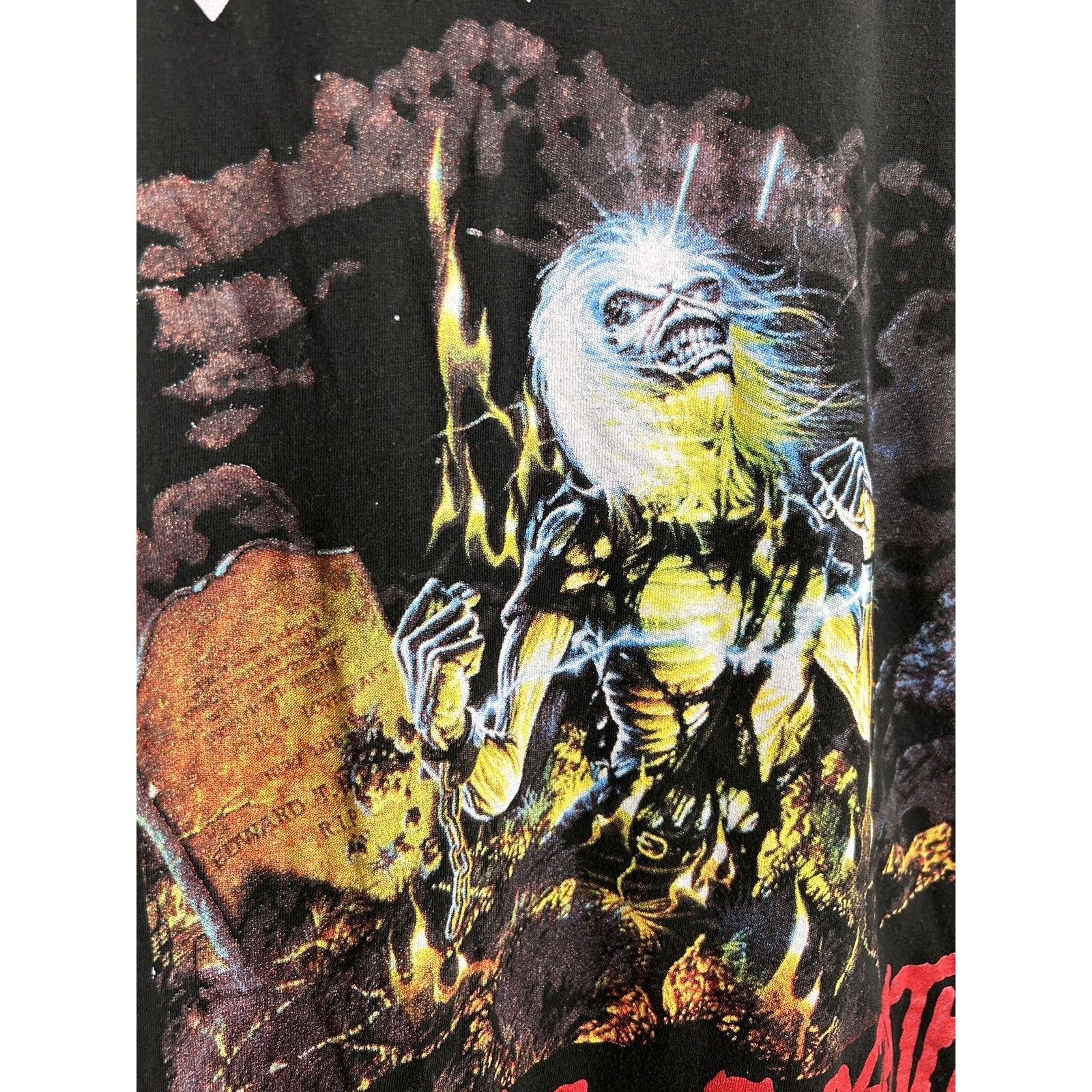 Band Tees 90s Vintage Iron Maiden Live After Death Bootleg T-Shirt Size US L / EU 52-54 / 3 - 3 Thumbnail