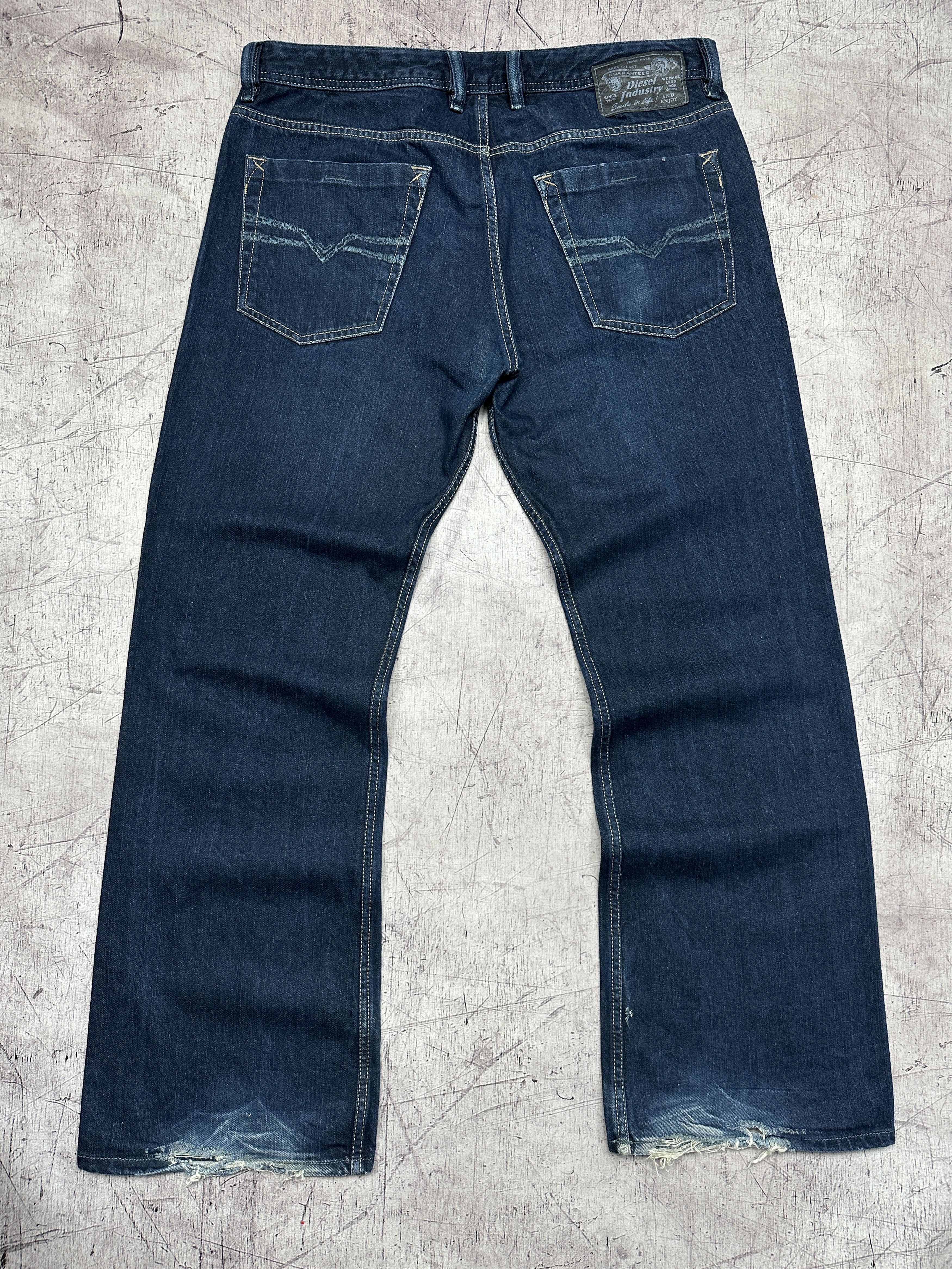 Diesel Diesel Zhav Mens Denim Pants Flared Jeans Bootcut Size US 34 / EU 50 - 8 Thumbnail