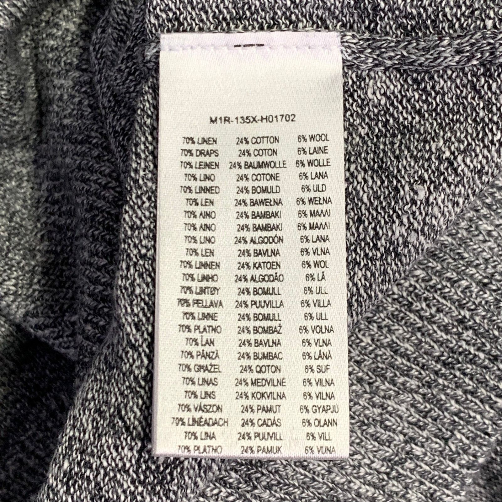 Paul Smith Size L Heather Grey Multi Color Color Block Cotton Wool Crew Size US L / EU 52-54 / 3 - 8 Thumbnail