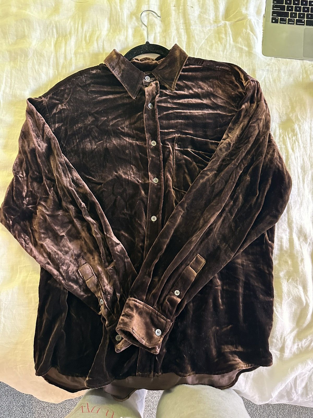 Marni Brown Velvet Shirt Size US S / EU 44-46 / 1 - 2 Thumbnail