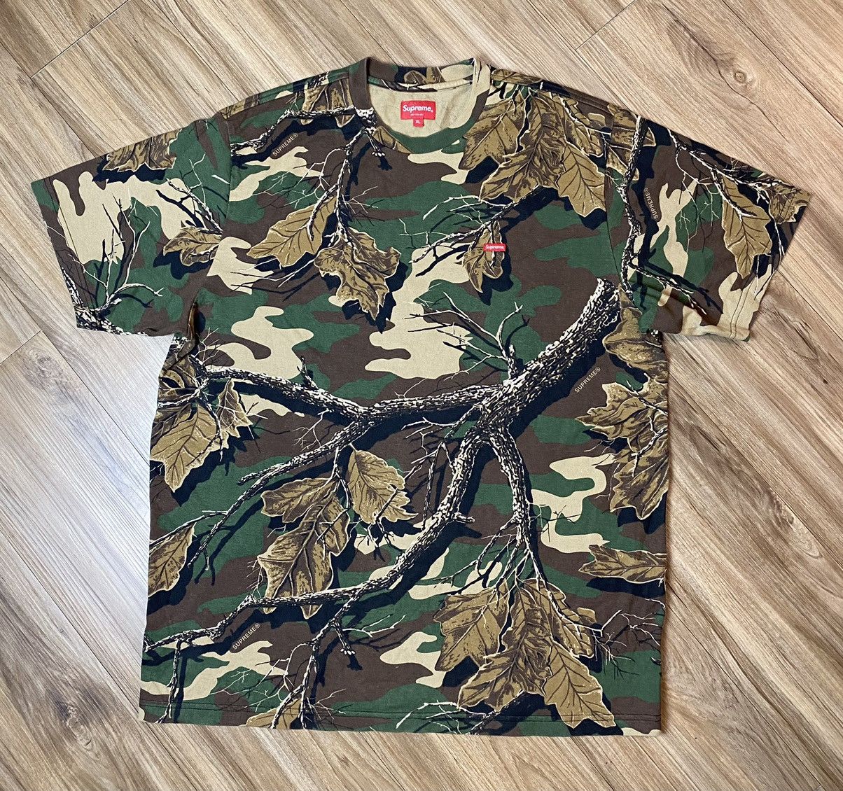 25ss supreme small box tee camo 迷彩 【公式通販】