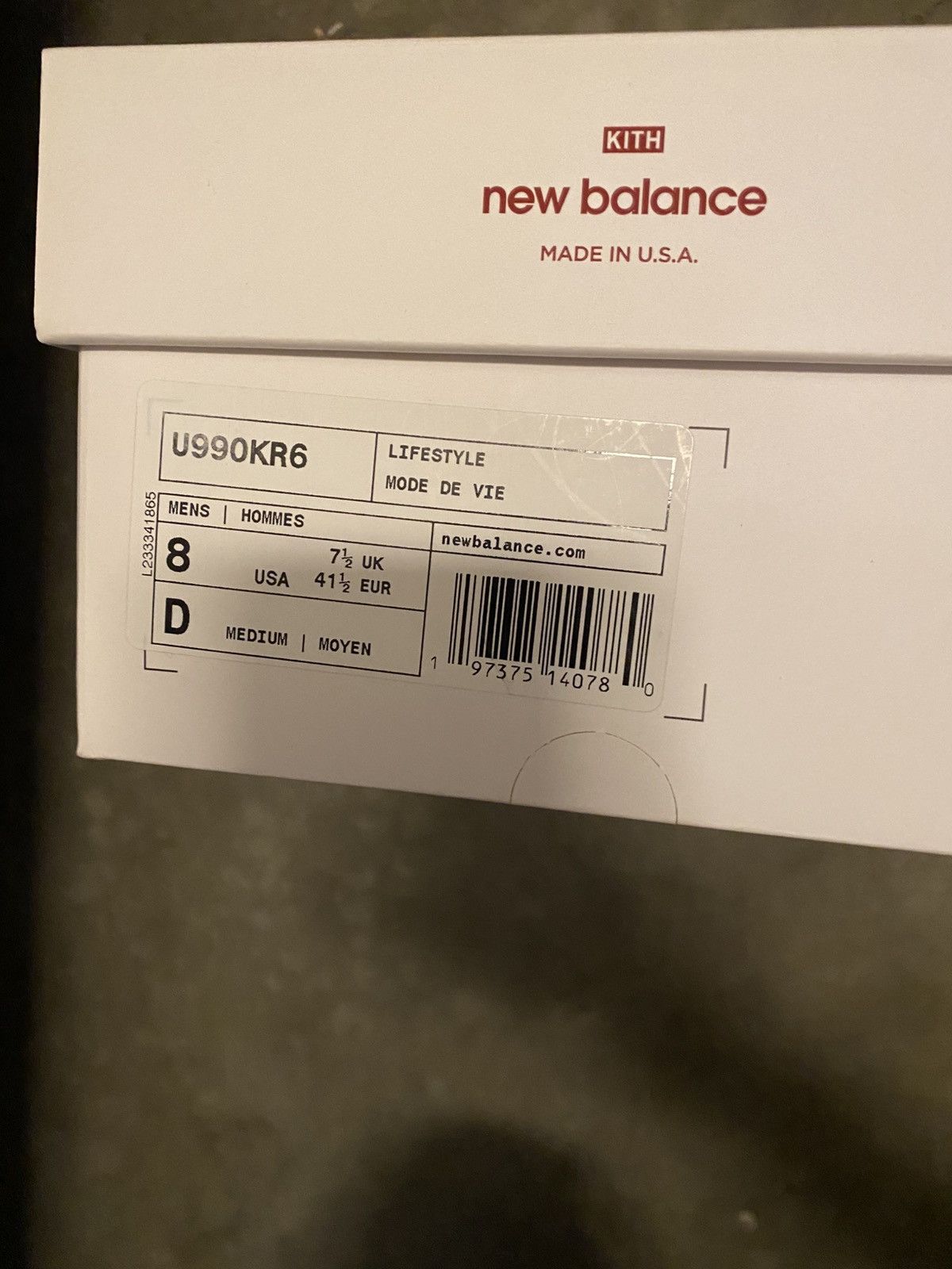 Dover Street Market × New Balance × Ronnie Fieg Ronnie Fieg New Balance 990v6 Madison Square Garden Knicks Size US 8 / EU 41 - 3 Thumbnail