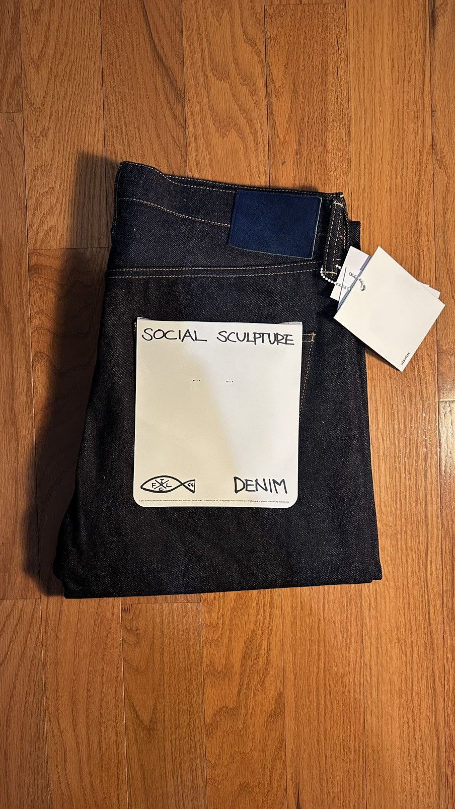Visvim Social Sculpture 00 Raw Denim Pant Size US 32 / EU 48 - 1 Thumbnail