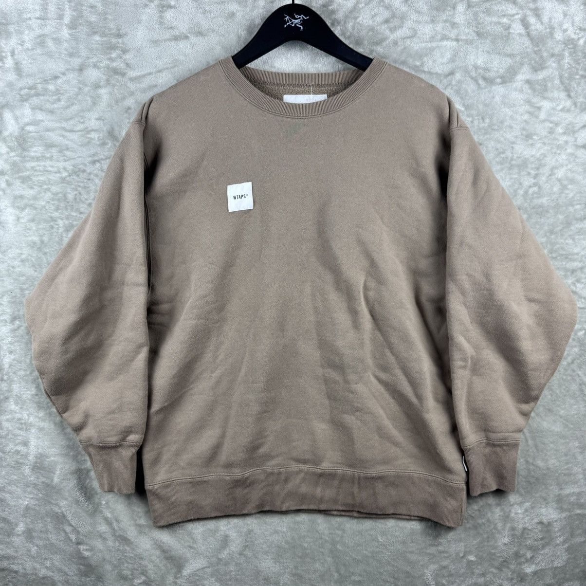 Wtaps WTAPS Home Base Crewneck Sweatshirt Beige Size X 02 Cotton Size US M / EU 48-50 / 2 - 1 Thumbnail