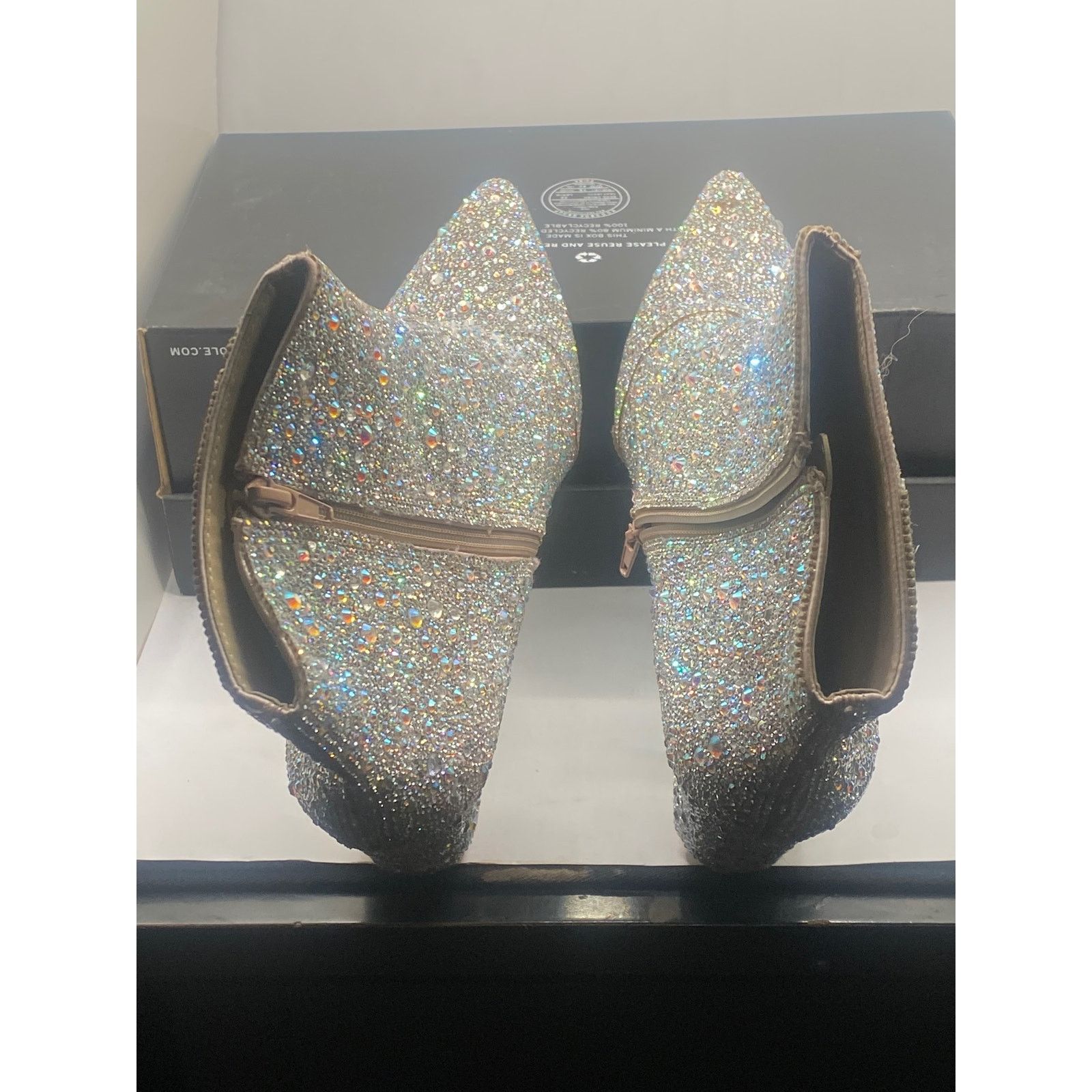 Betsey Johnson Betsy Johnson Cady Rhinestone Booties SB-CADY 11M Size US 11 / IT 41 - 5 Thumbnail