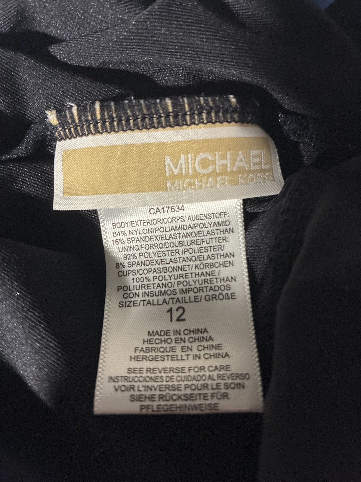 Michael Kors Michael Kors One Piece Swimsuit - Stripes Size ONE SIZE - 3 Thumbnail