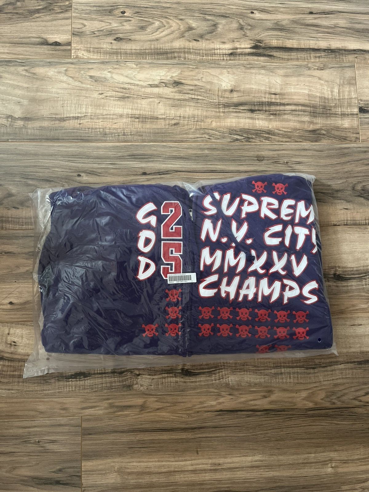 Supreme Supreme League Champs Zip Up Hooded Sweatshirt Size US XL / EU 56 / 4 - 1 Thumbnail