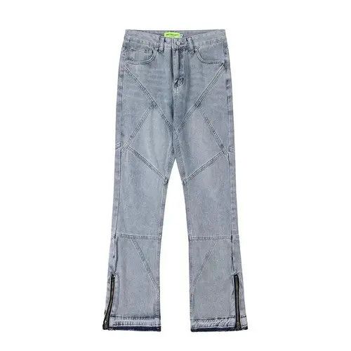 Japanese Brand × Jean Embroidered Stack Blue JEans Size US 30 / EU 46 - 4 Thumbnail