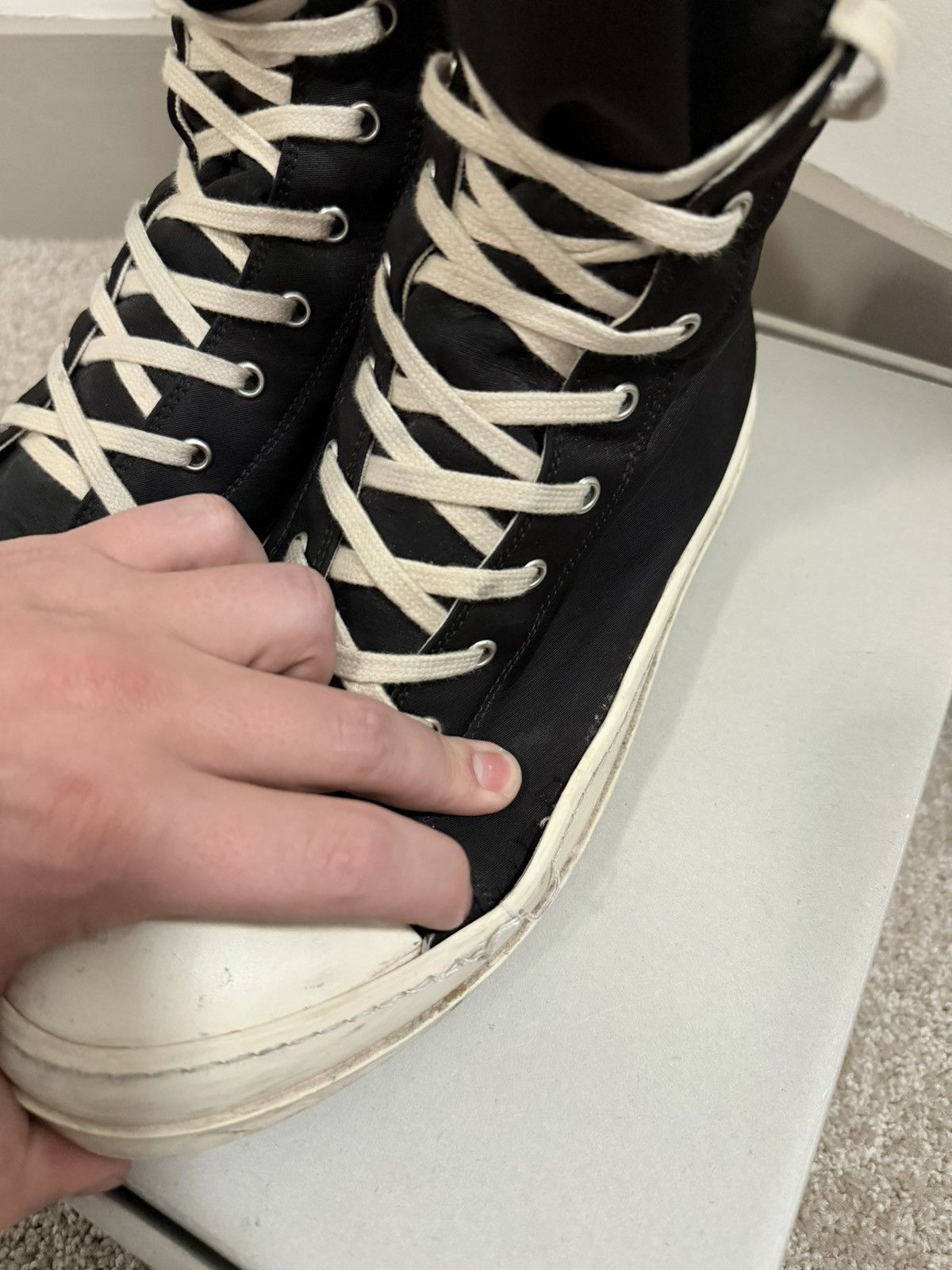 Rick Owens Drkshdw Rick Owens DRKSHDW Ramones Size US 10 / EU 43 - 8 Thumbnail