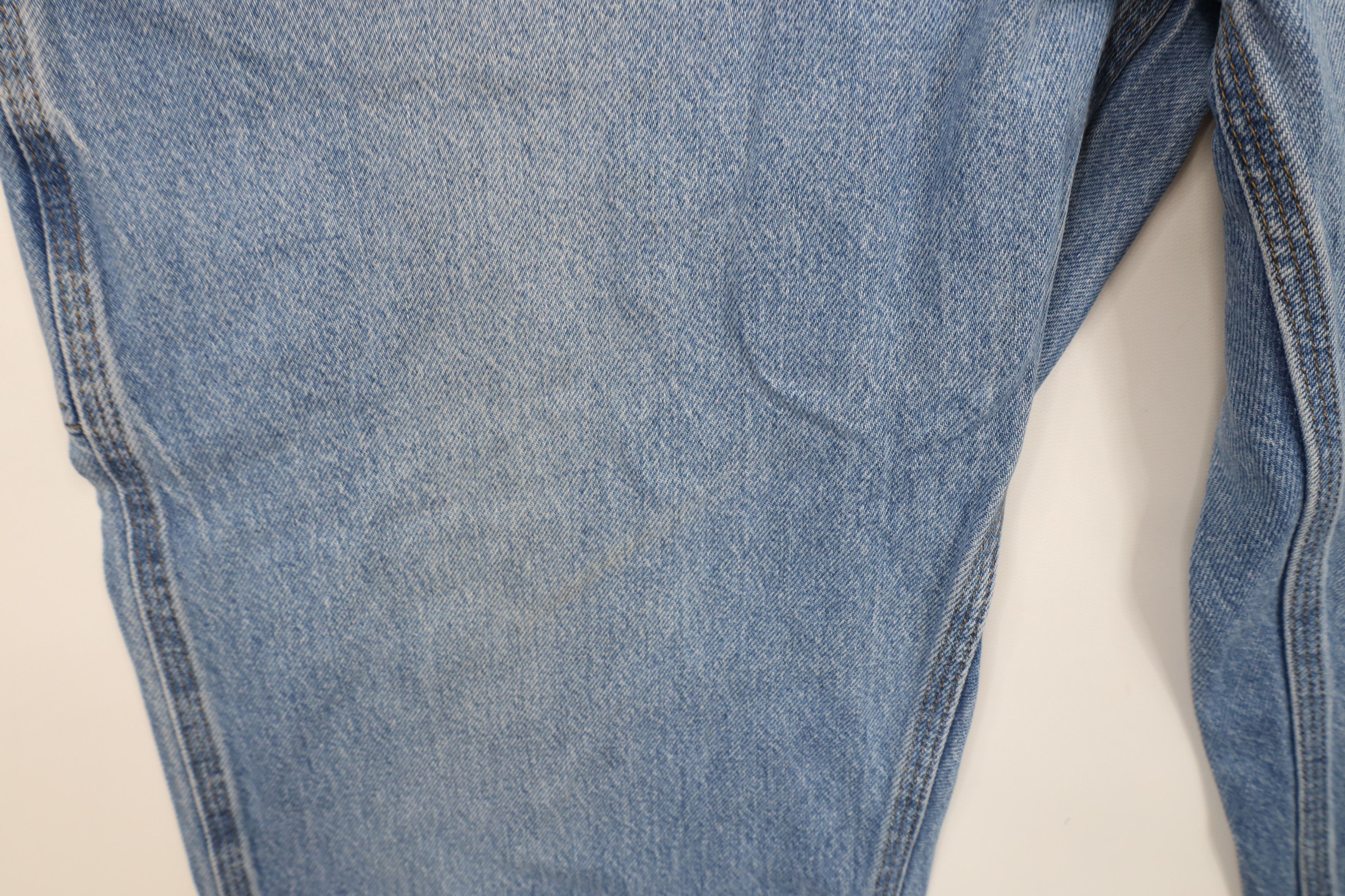 Carhartt Vintage Y2K Carhartt Spell Out Wide Leg Dungaree Denim Jeans Size US 38 / EU 54 - 7 Thumbnail