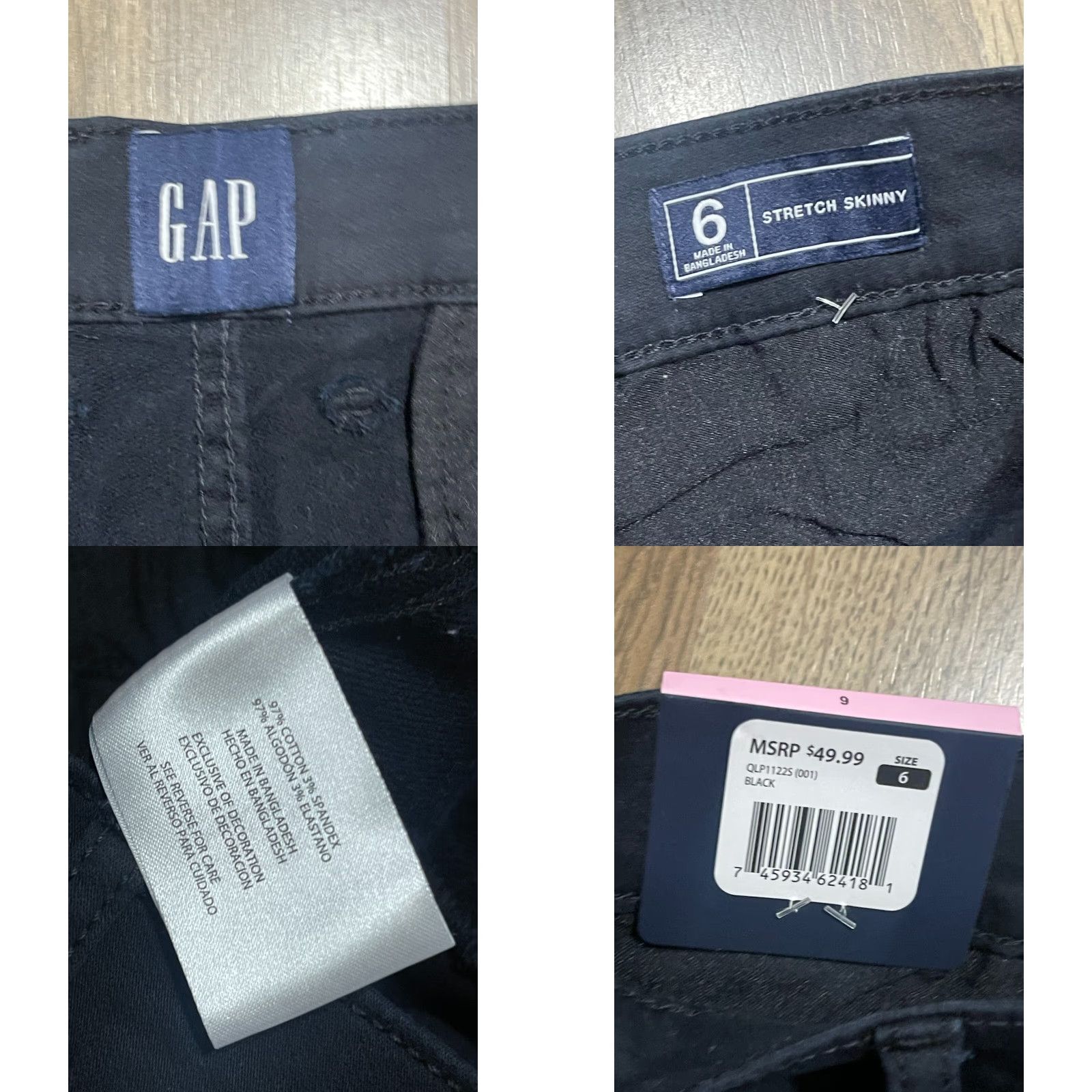 Gap VINTAGE? No. (Oops) Size 28" / US 6 / IT 42 - 8 Thumbnail