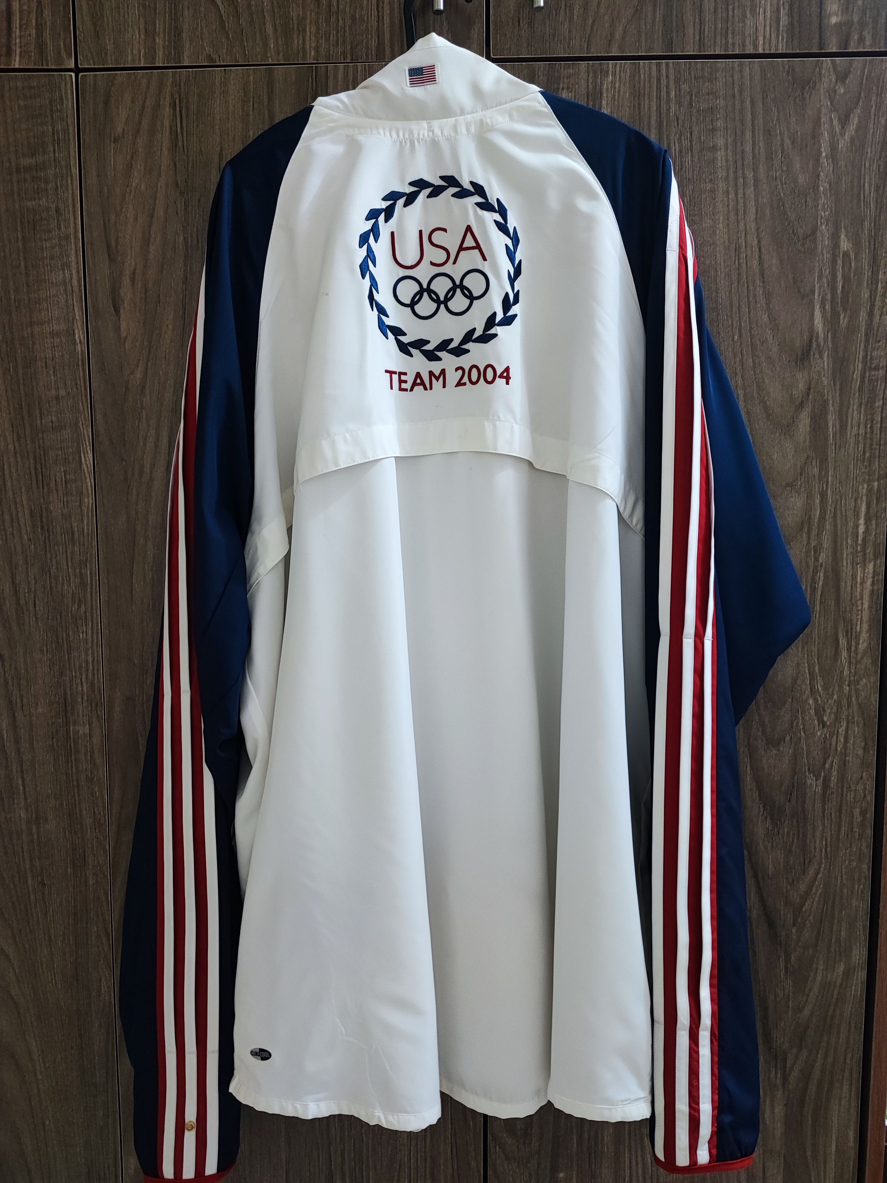 Adidas × Vintage Rare! USA 2004 Olympic Basketball Official Track Jacket Size US XXL / EU 58 / 5 - 4 Thumbnail
