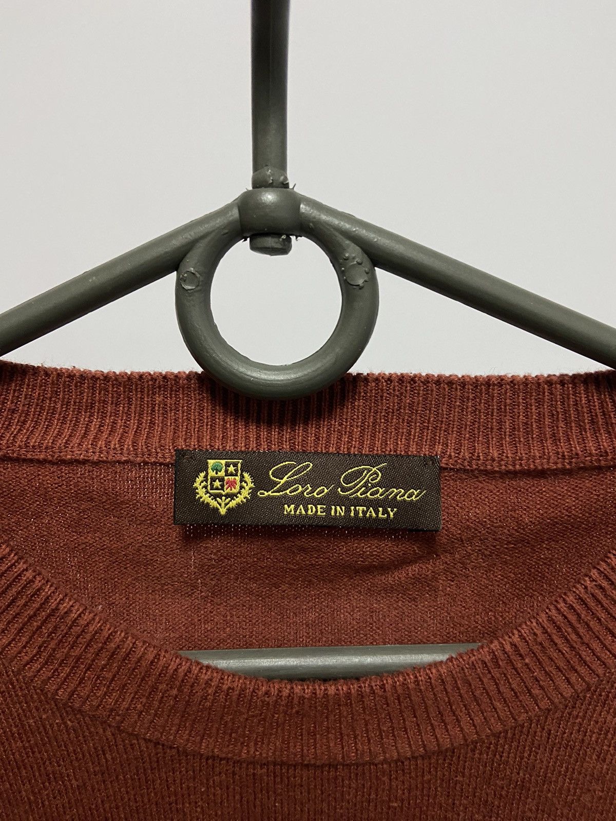 Loro Piana × Vintage Loro piana sweater knitted vintage cotton luxury Size US L / EU 52-54 / 3 - 3 Thumbnail