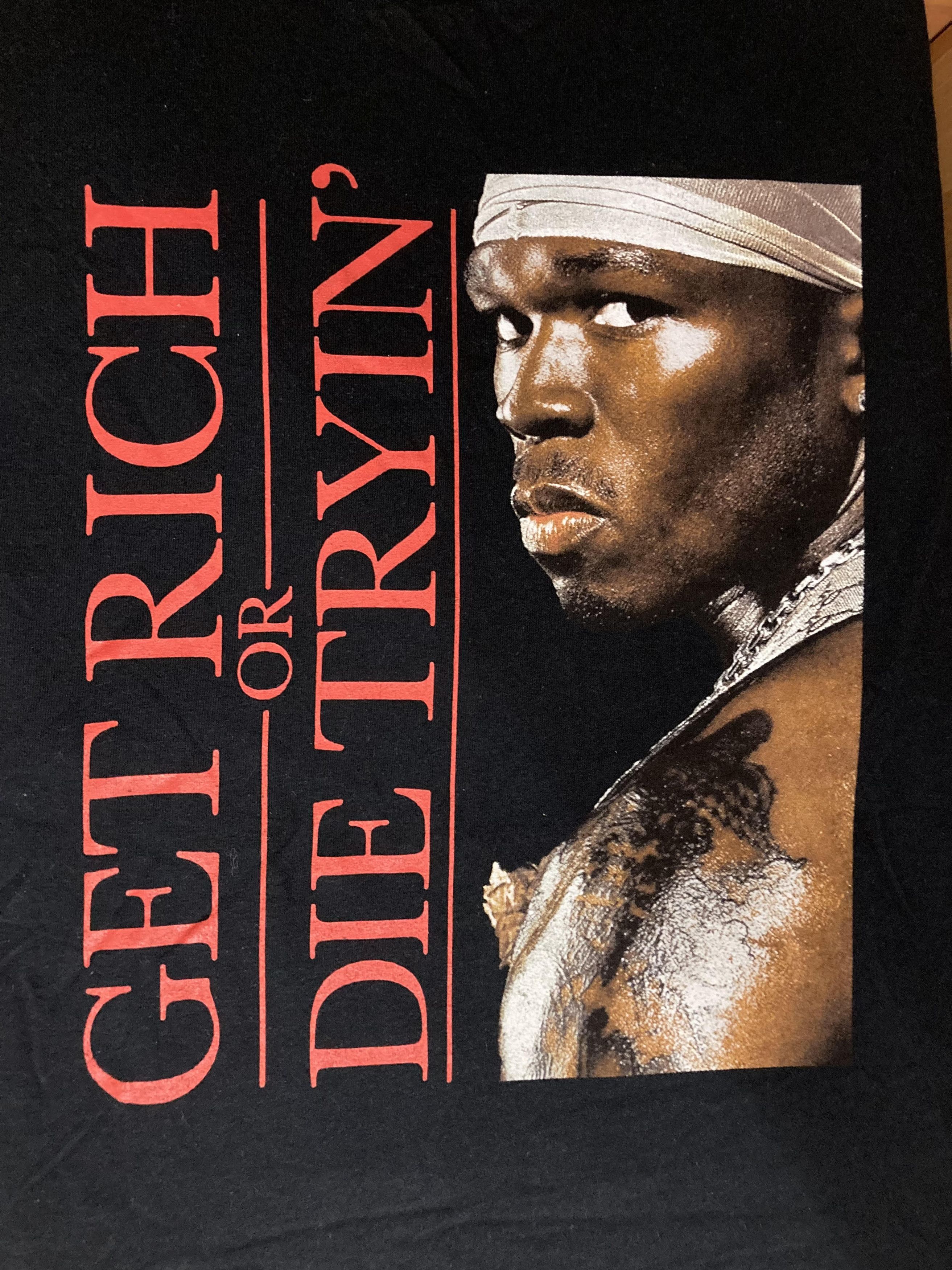 50 Cent × Rap Tees 50 Cent 20 Years Later Concert Tour T-shirt Size US L / EU 52-54 / 3 - 4 Thumbnail
