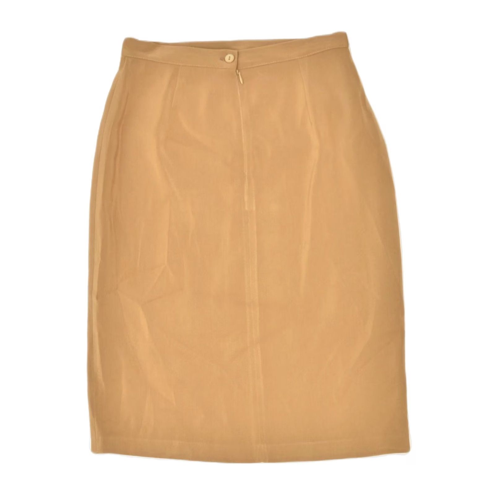Vintage COCONUDA Womens High Waist Pencil Skirt Medium Brown IT 42 W26 Size 32" / US 10 / IT 46 - 2 Thumbnail