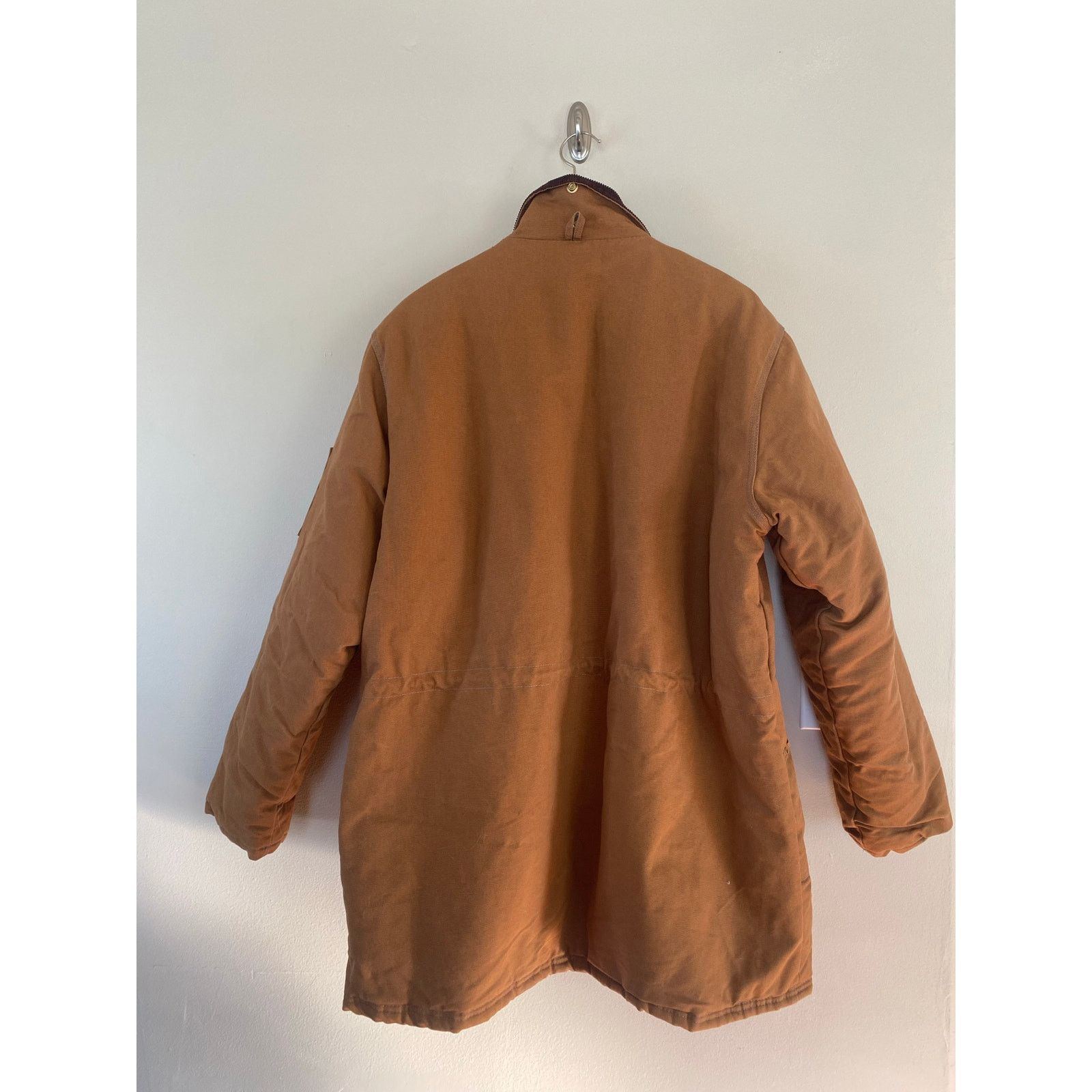 Carhartt Tough Duck Canvas Work Coat XLT Quilted Lined Barn Jacket Size US XL / EU 56 / 4 - 3 Thumbnail