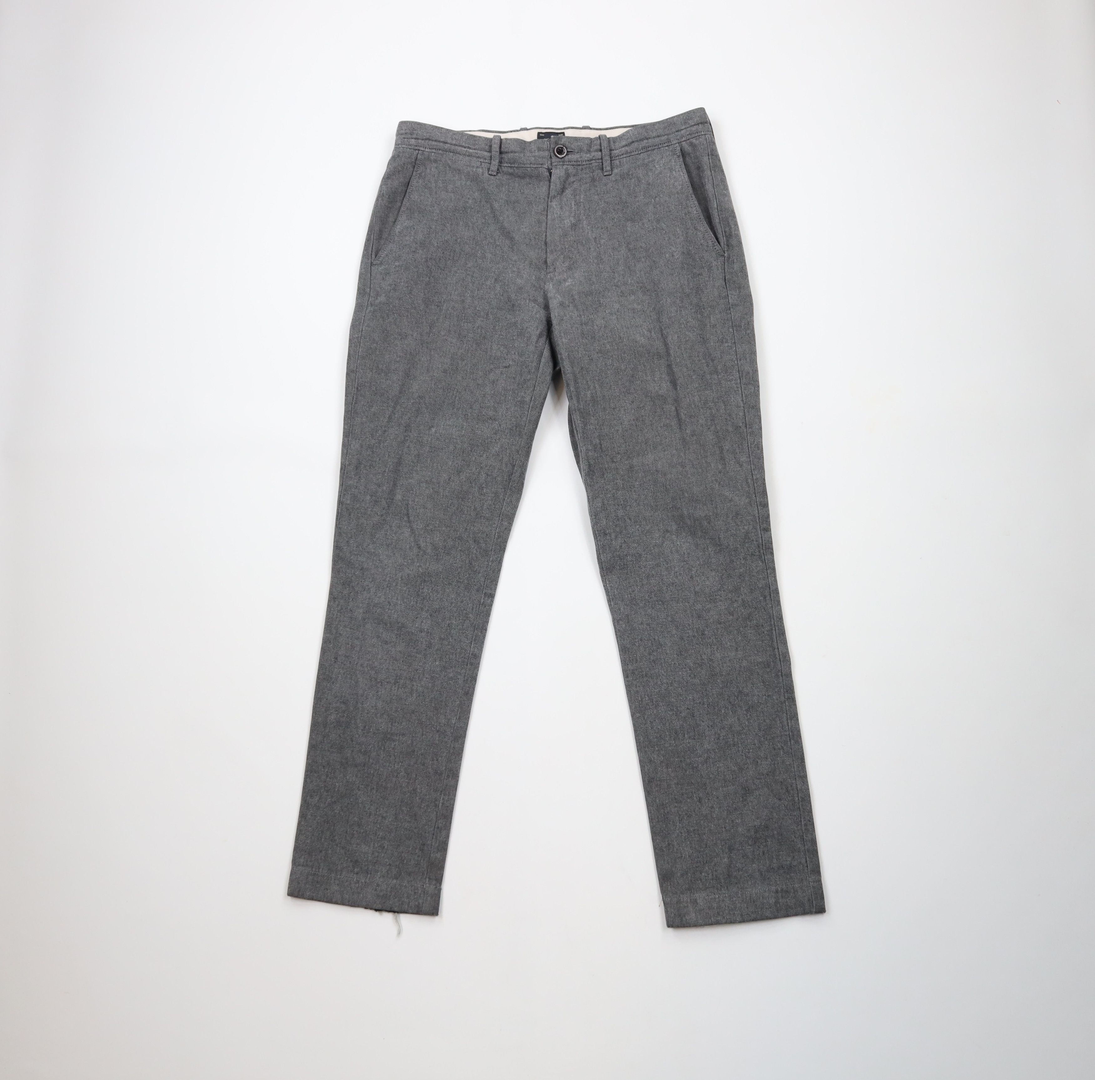 J.Crew × Vintage J Crew 770 Brushed Twill Straight Leg Chino Pants Gray Size US 30 / EU 46 - 1 Thumbnail
