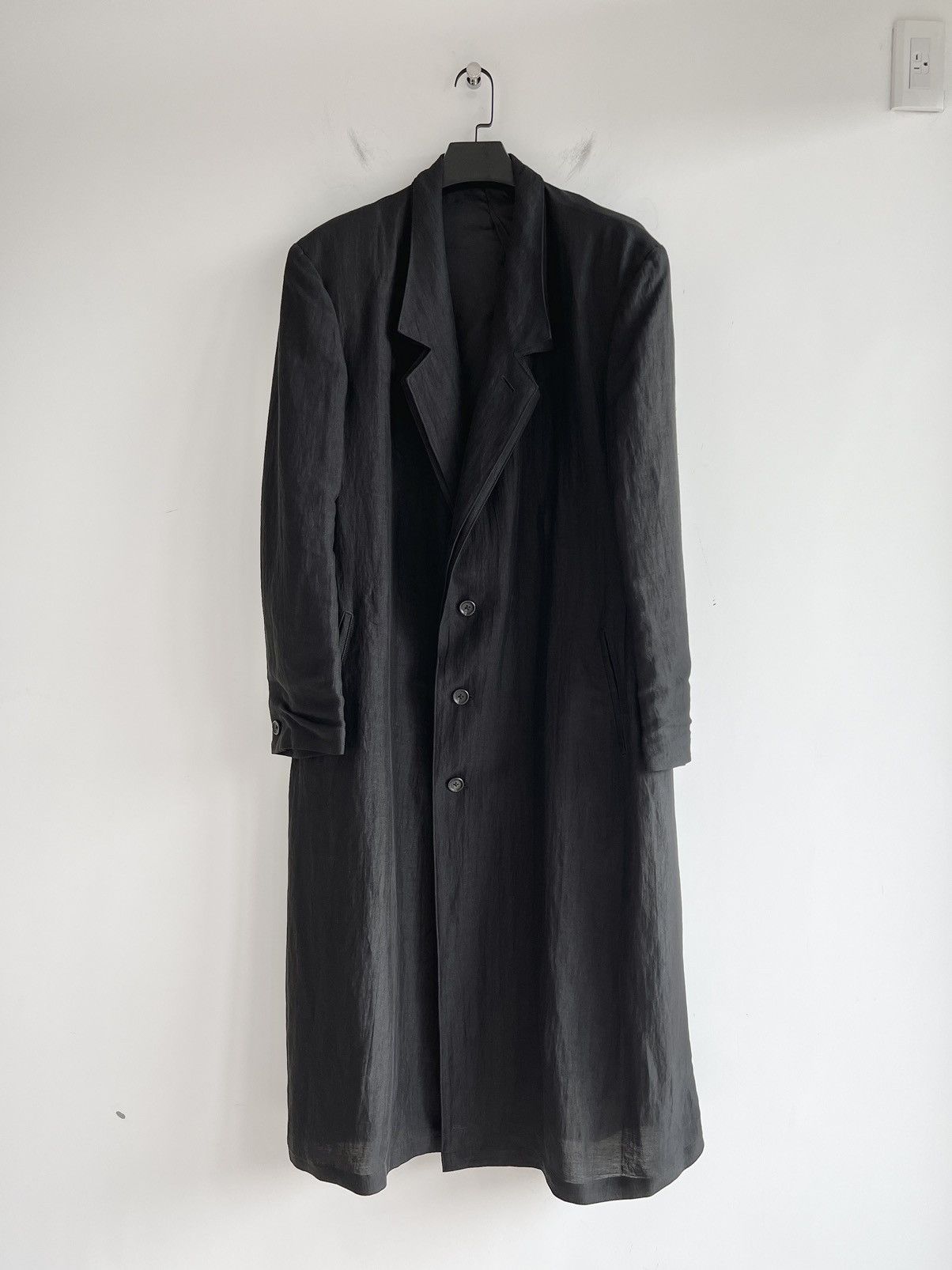 Yohji Yamamoto Pour Homme - DOUBLE LAPEL LONG JACKET