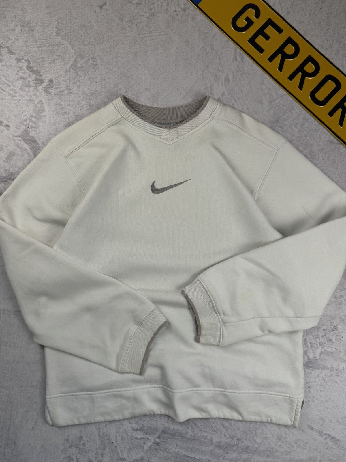 Nike × Vintage NIKE VINTAGE CENTER LOGO OVERSIZE BOXY SWEATSHIRT Size US M / EU 48-50 / 2 - 3 Thumbnail