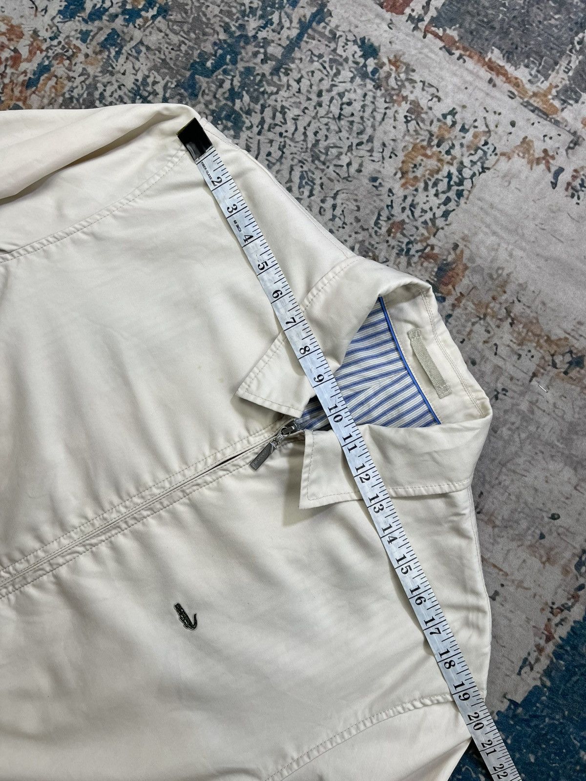 Lacoste Crocodile Zip Up Jacket Size US M / EU 48-50 / 2 - 13 Thumbnail