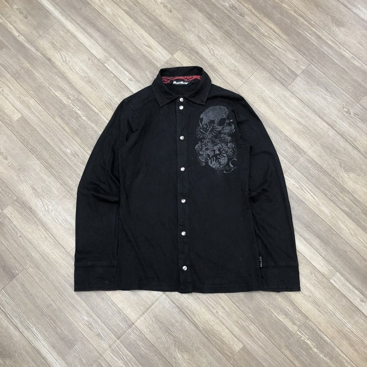 14th Addiction × If Six Was Nine × Japanese Brand 2000s Sex Pot Revenge Skulls Poem Grunge Punk Style Shirt Size S / US 4 / IT 40 - 20 Thumbnail
