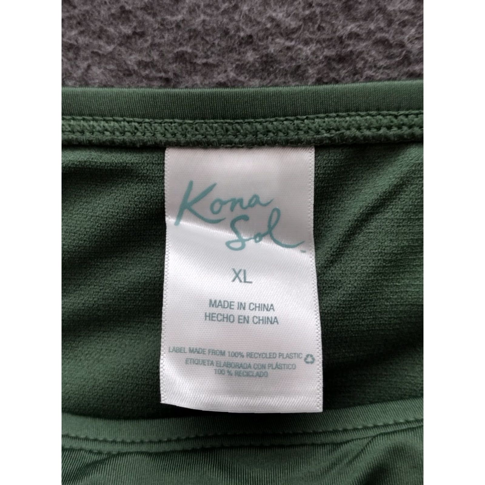 Vintage Kona Sol Bikini Bottom Women XL Green Tie Side Bikini Bottom Solid 16-18 Beach Womens Size XL Green Kona Sol Bikini Bottom Tie Side 16-18 Size 40" / US 18 - 5 Thumbnail