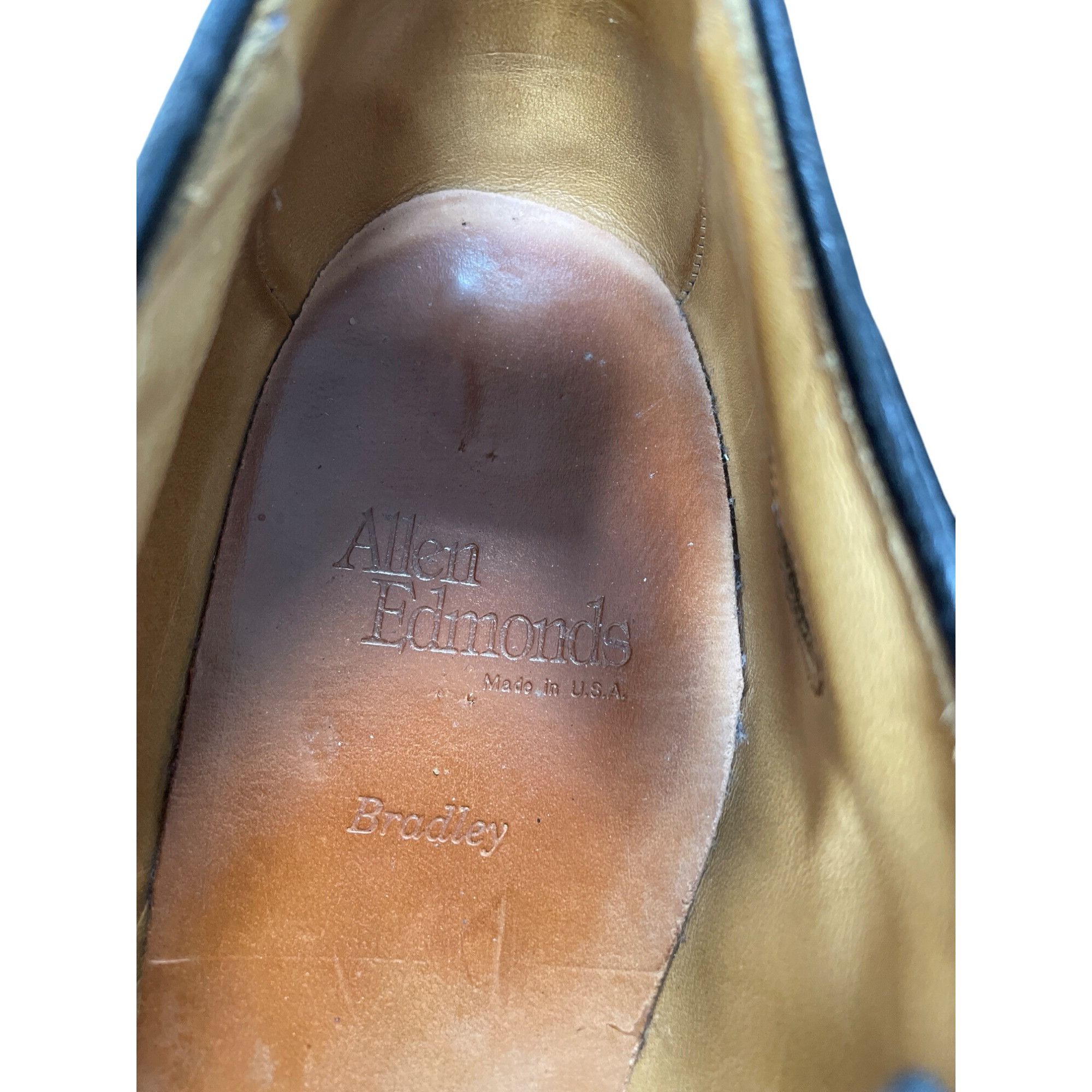 Allen Edmonds Allen Edmonds Bradley Mens Black Leather Split Toe Derby Sho Size US 12 / EU 45 - 11 Thumbnail