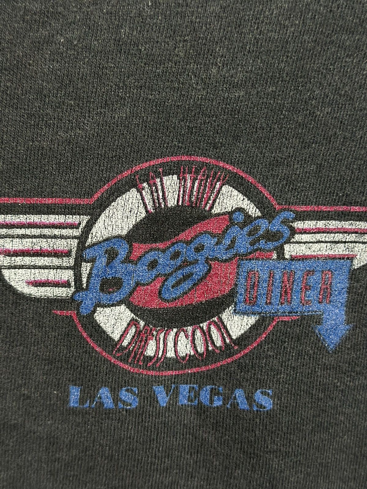 Fruit Of The Loom Vintage Boogies Diner Las Vegas Faded Tee Size US L / EU 52-54 / 3 - 6 Thumbnail
