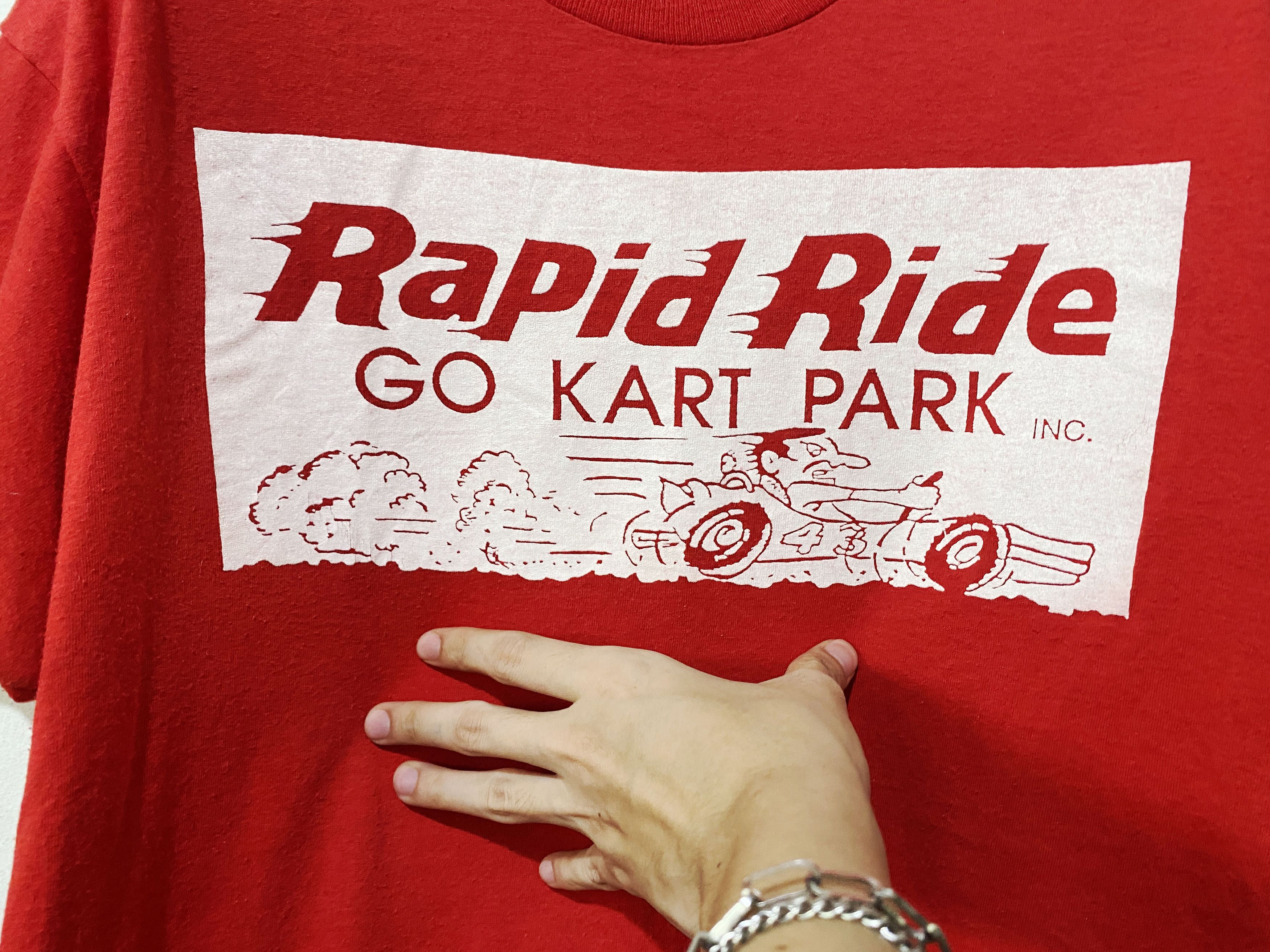 Vintage Vintage 90s Go-kart Racing Shirt Size US L / EU 52-54 / 3 - 2 Thumbnail