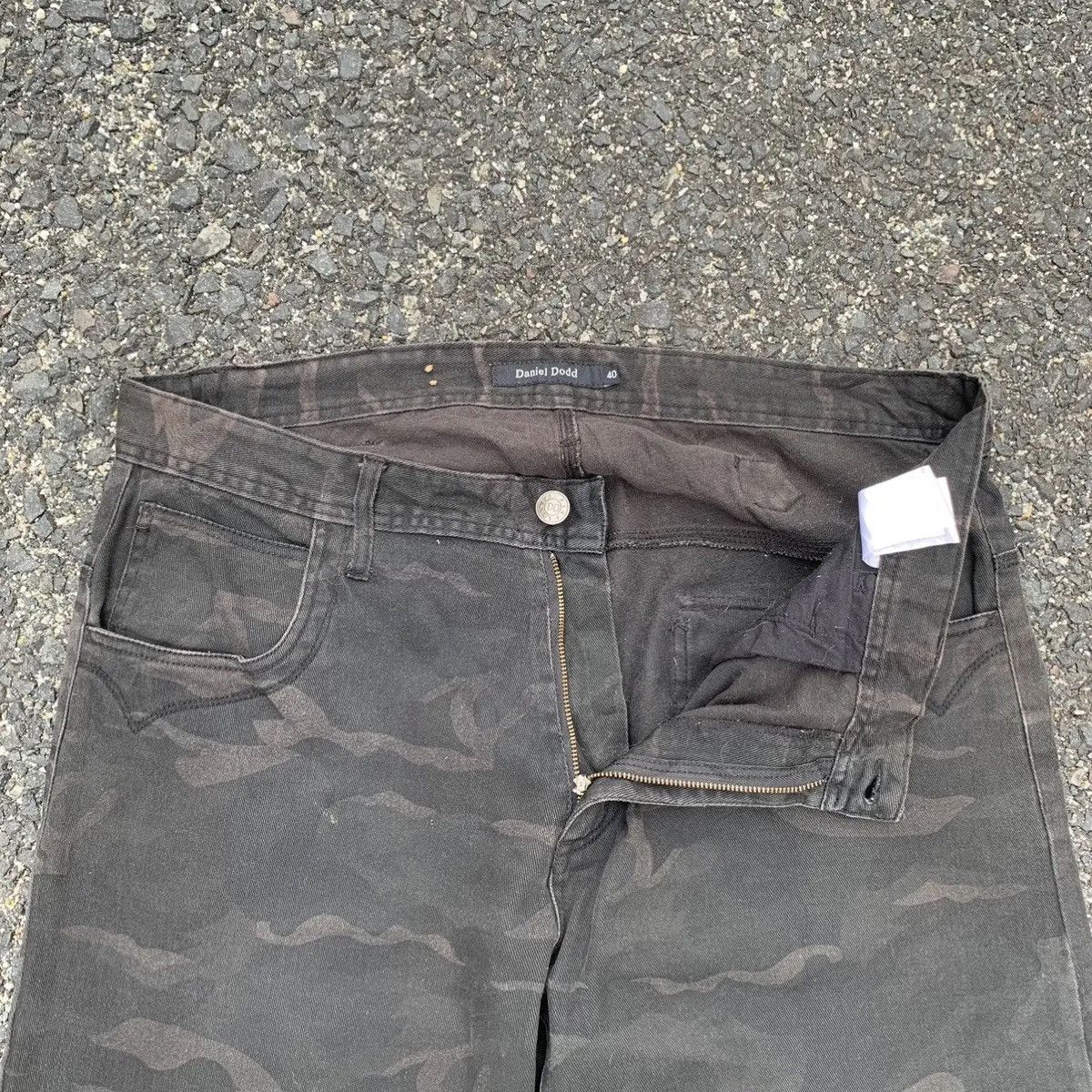 Danier × Hunter × Japanese Brand DanielDopp Camouflage Trousers Baggy Cinch Back Faded Pants Size US 38 / EU 54 - 5 Thumbnail