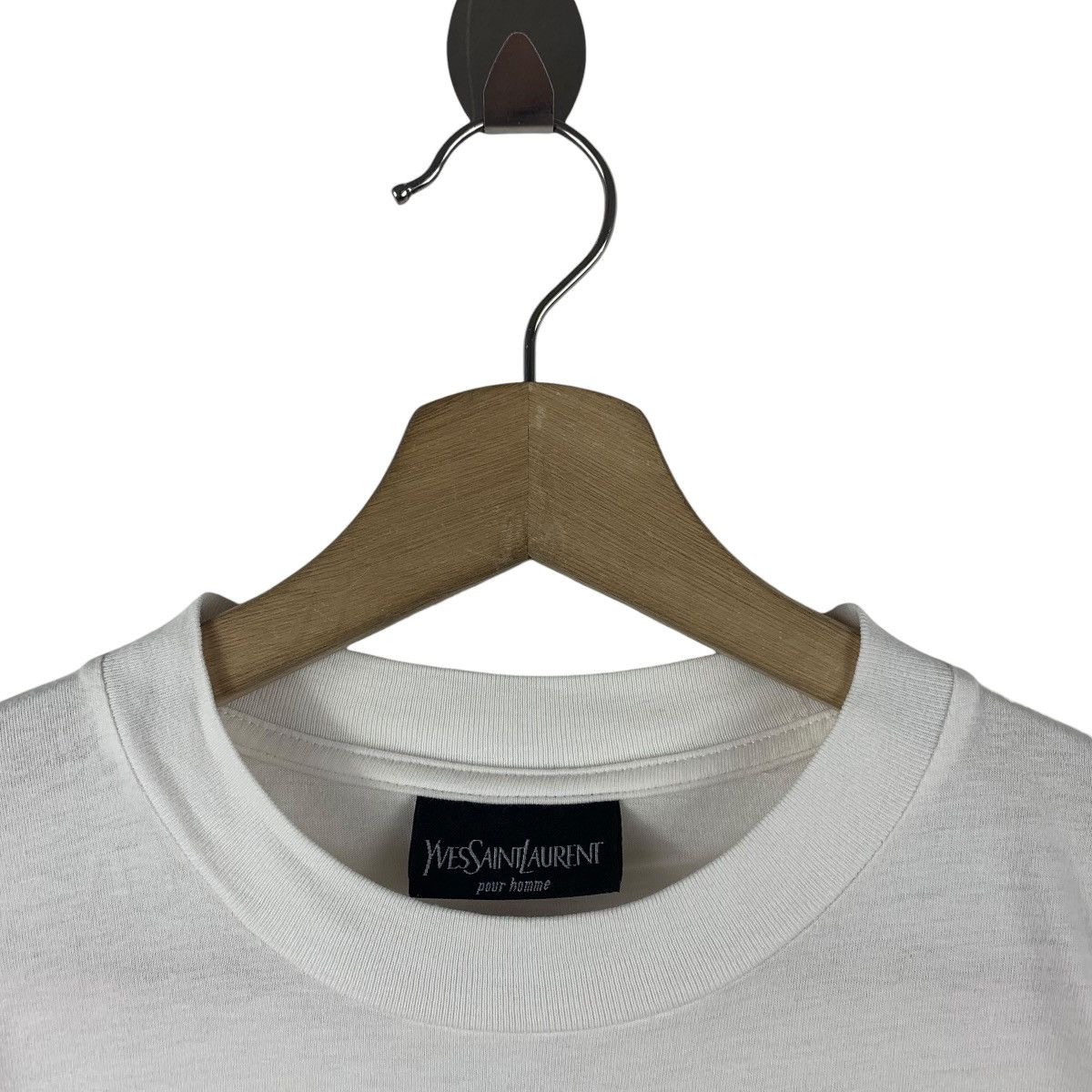 Designer × Yves Saint Laurent Vintage YVES SAINT LAURENT big logo printed tee Size US XS / EU 42 / 0 - 5 Thumbnail