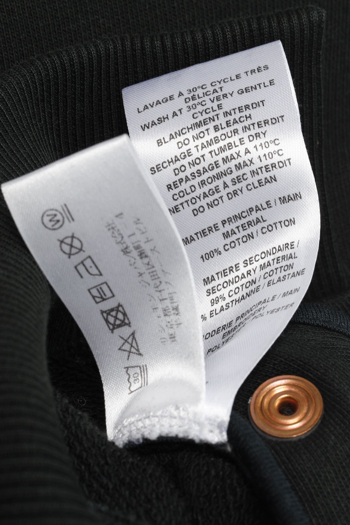See by Chloe See by Chloe Pastel Heart Button Side Black Crewneck Size S / US 4 / IT 40 - 11 Thumbnail
