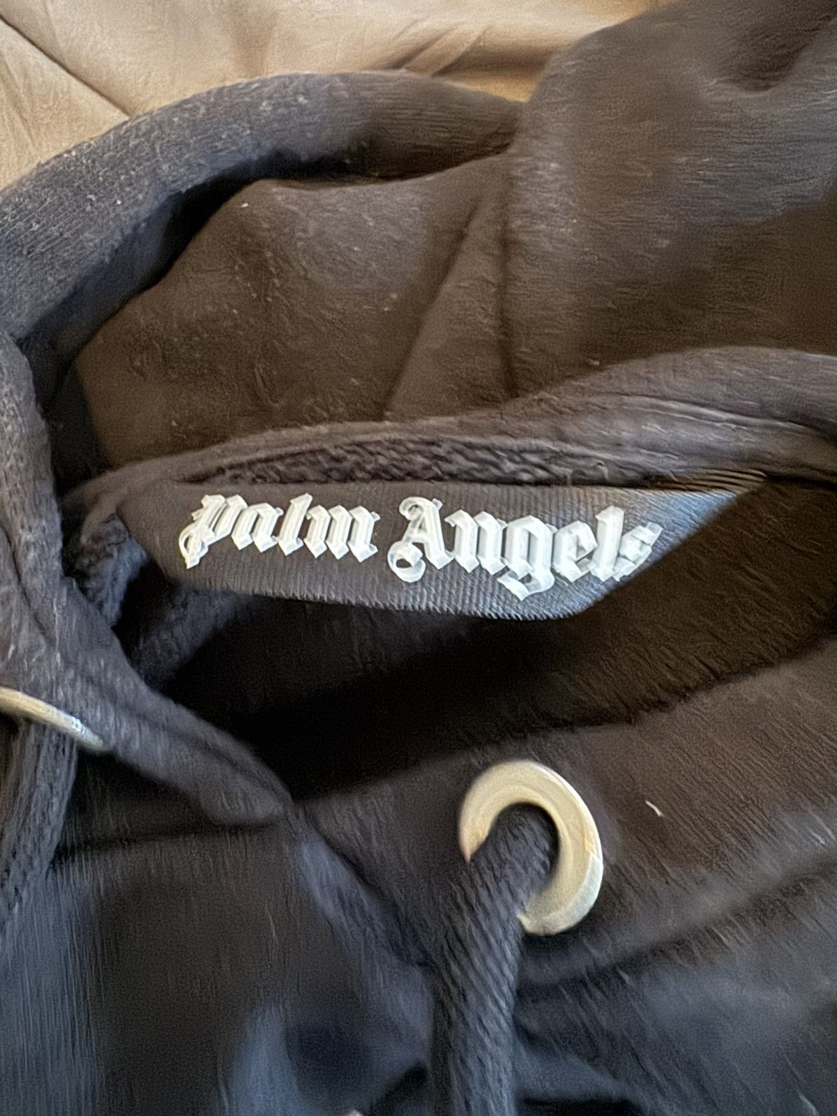 Palm Angels Palm Angels Men's Paris Sprayed Hoodie Black Size US L / EU 52-54 / 3 - 3 Thumbnail