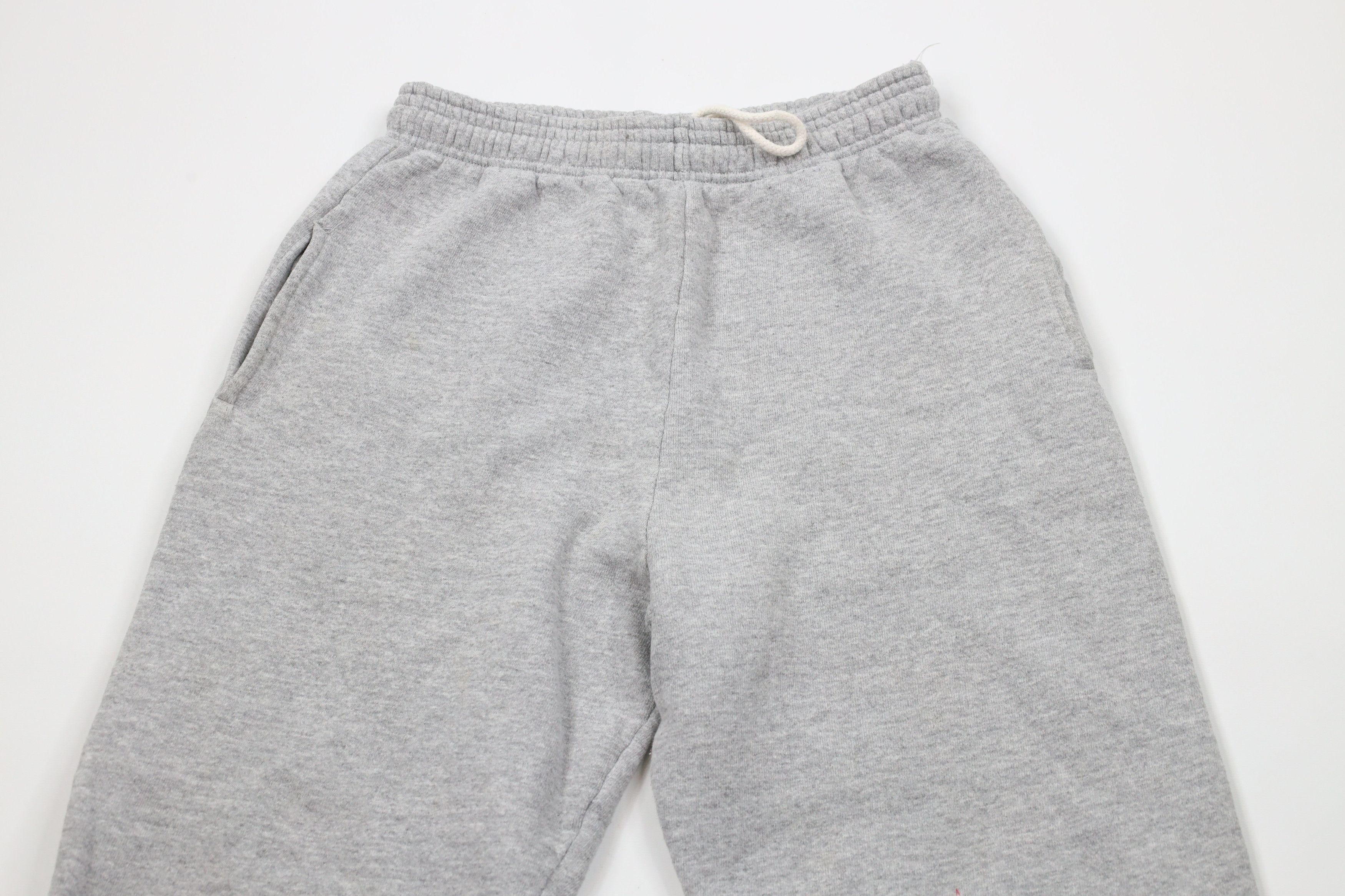 Vintage Vintage 90s Streetwear Sweatpants Joggers Pants Gray USA Size US 34 / EU 50 - 2 Thumbnail