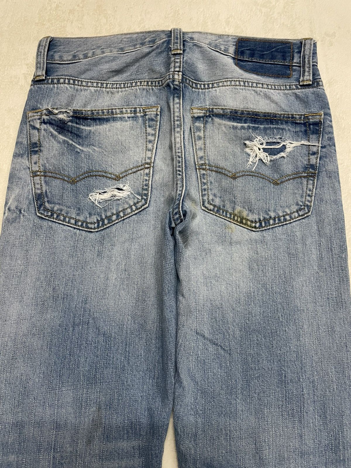 American Eagle Outfitters Vintage American Eagle Outfitters Distress Faded Denim Jeans Size US 28 / EU 44 - 13 Thumbnail