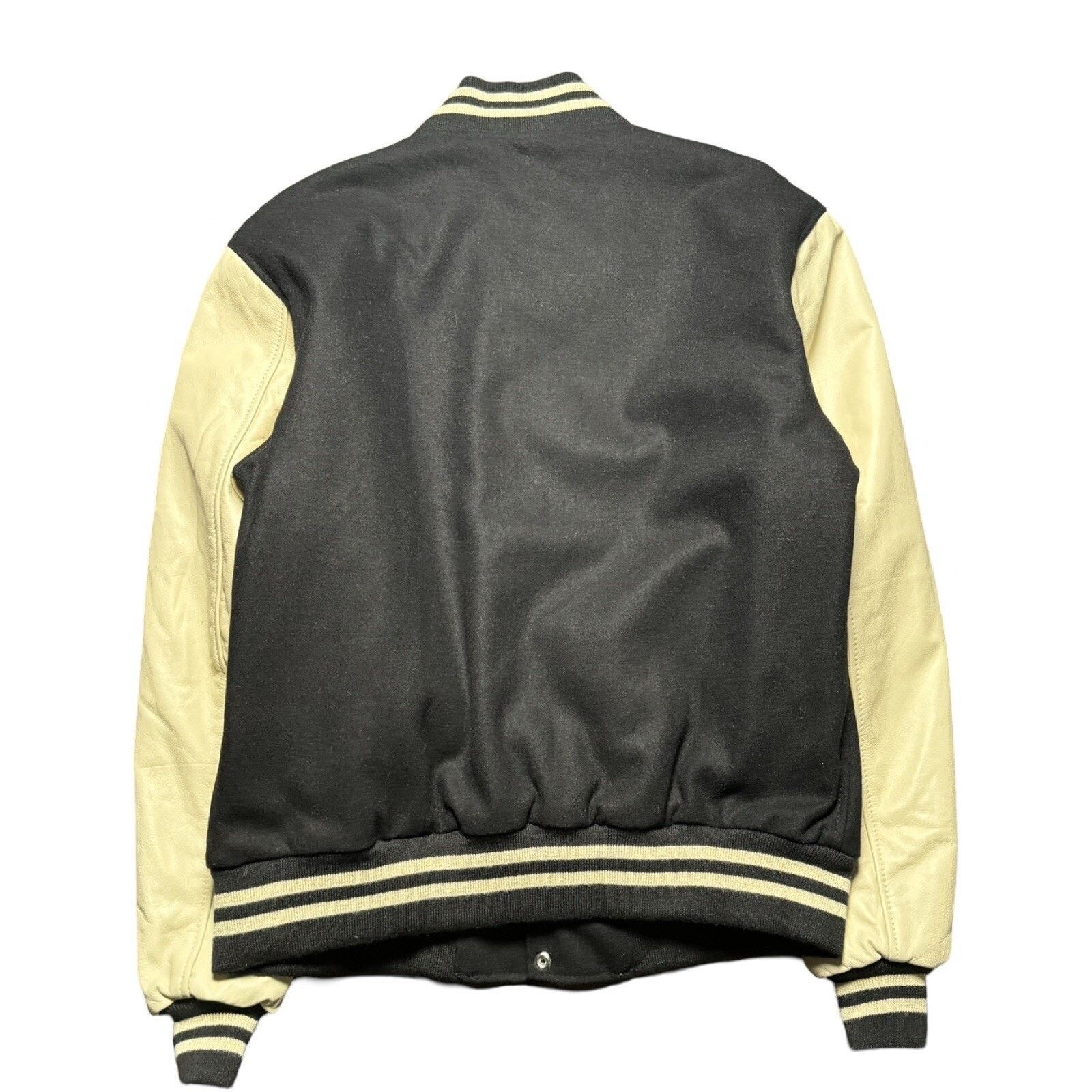 Other Blank Black Varsity Letterman Jacket College UNI Mens M Size US M / EU 48-50 / 2 - 6 Thumbnail